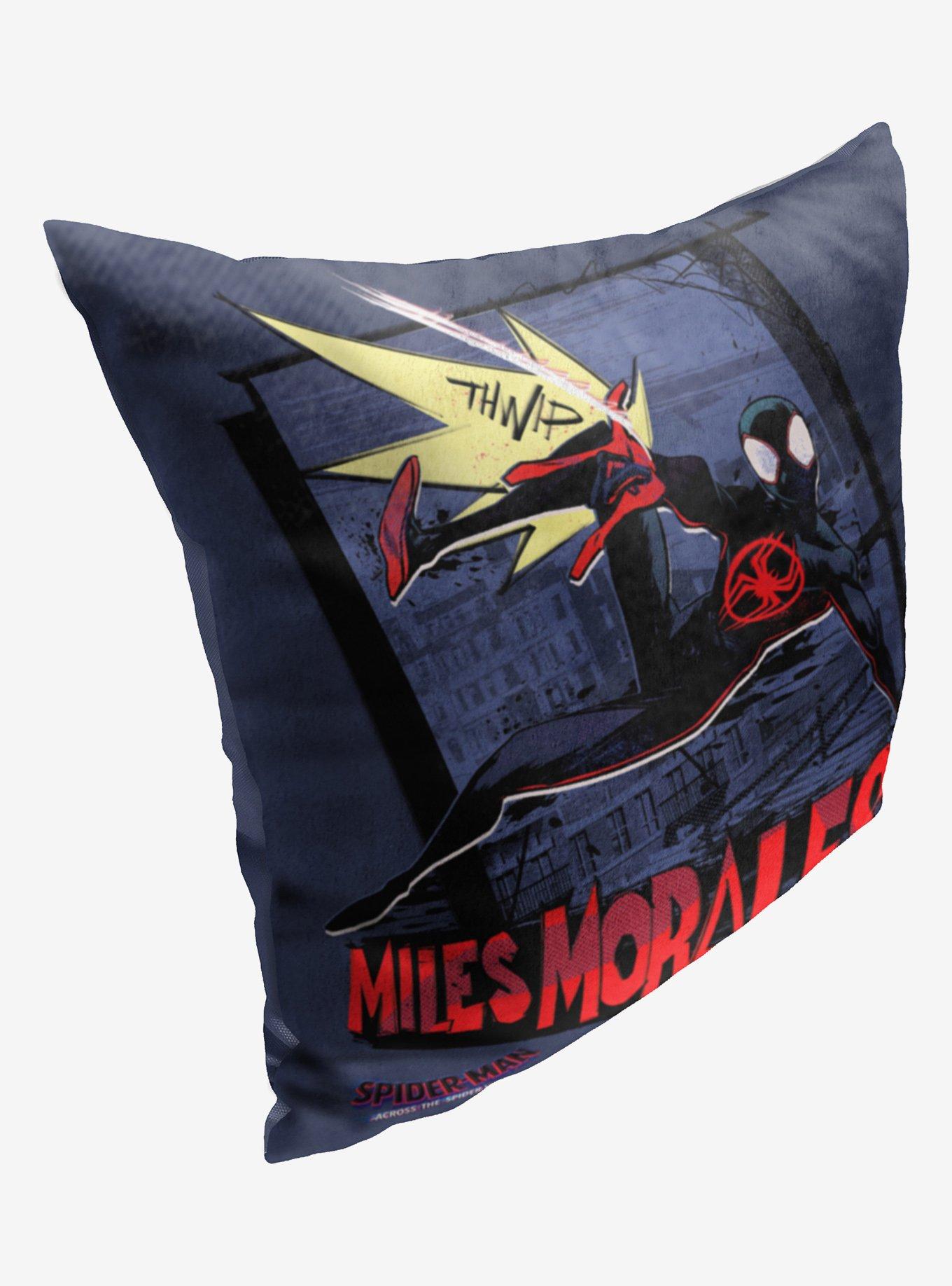 Marvel Spider-Man Across The Spiderverse Thwip Printed Throw Pillow, , alternate