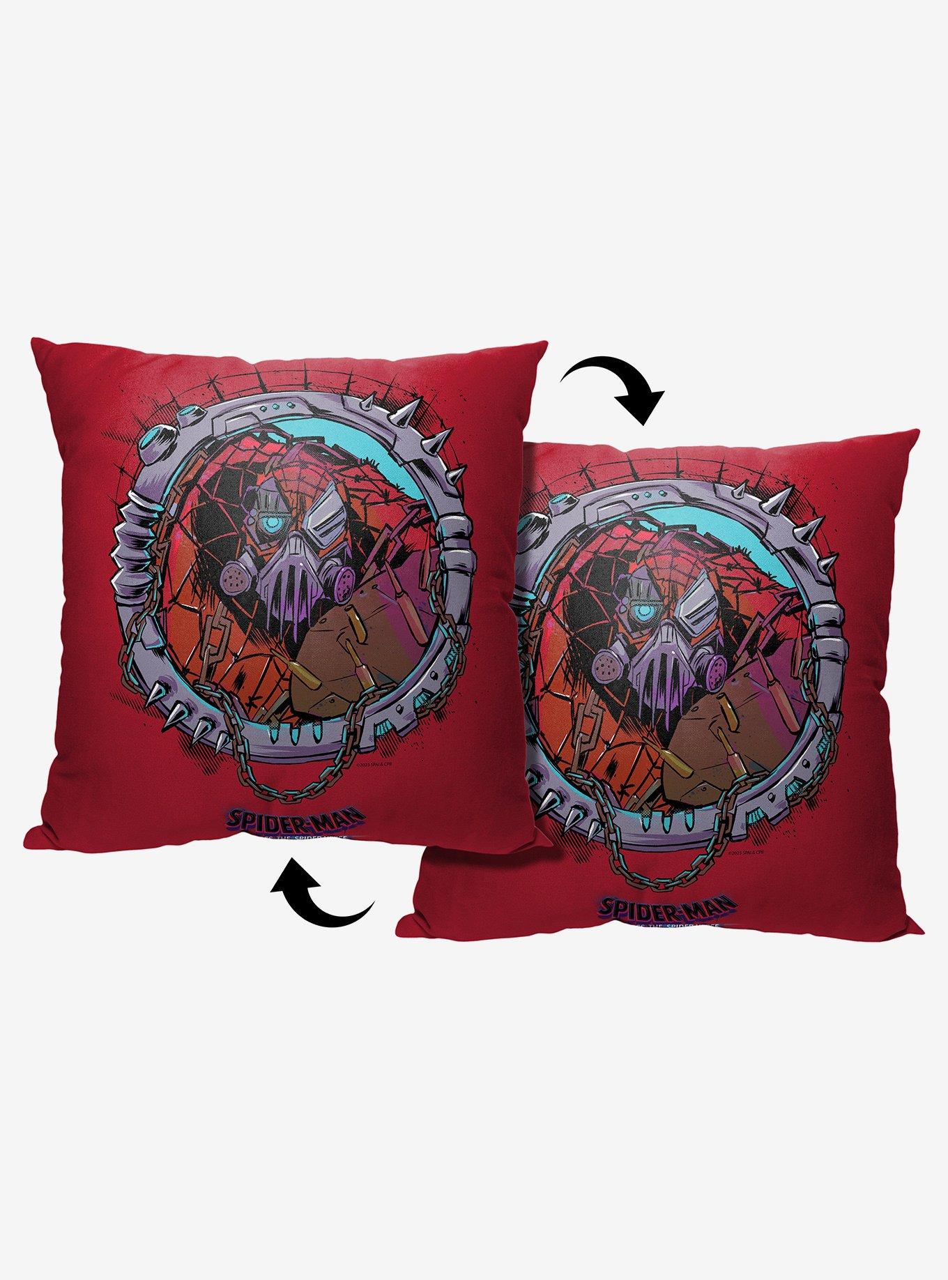 Marvel Spider-Man Across The Spiderverse Cyborg Printed Throw Pillow, , alternate