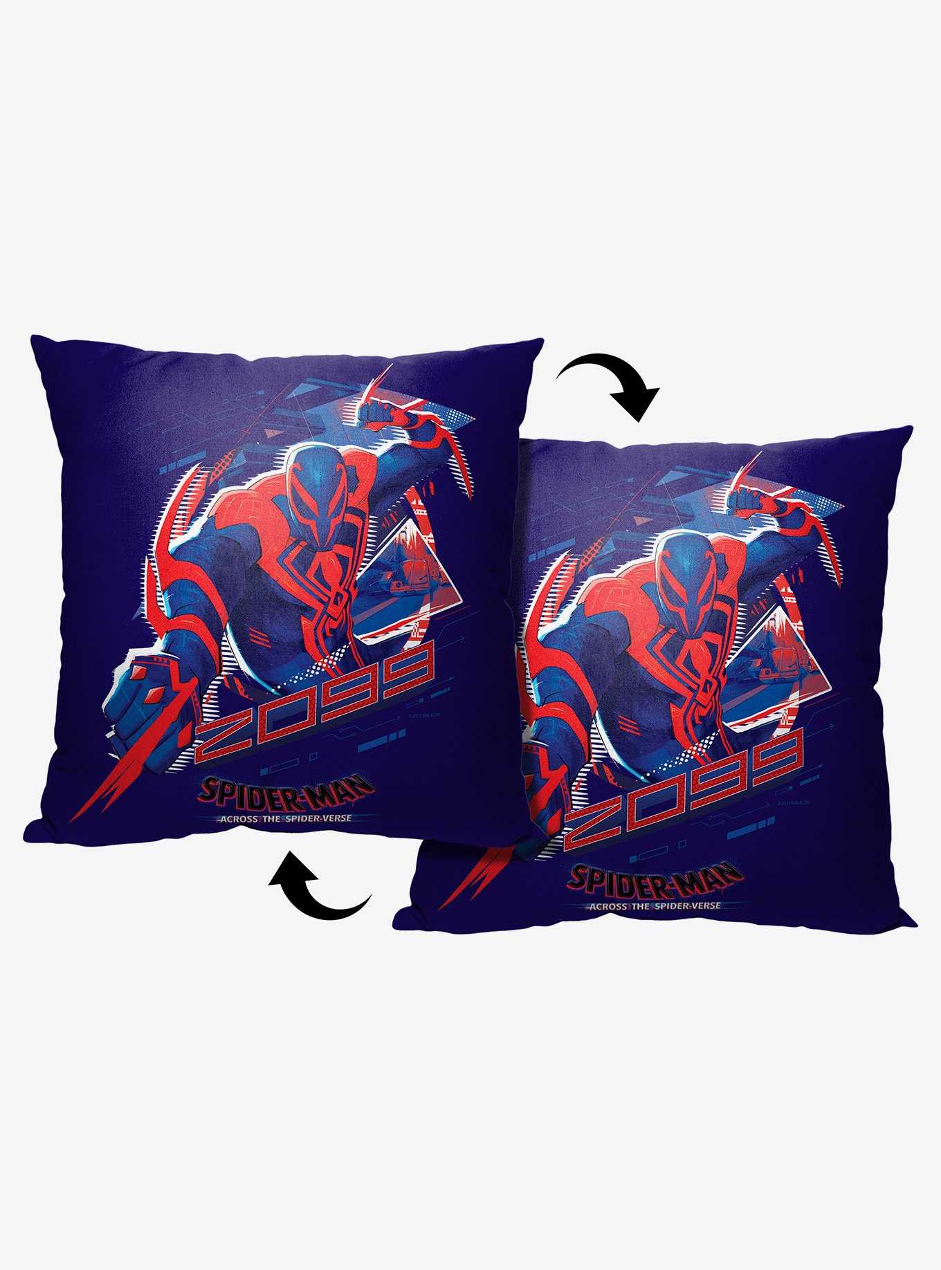 Marvel Spider-Man Across The Spiderverse 2099 Printed Throw Pillow, , hi-res