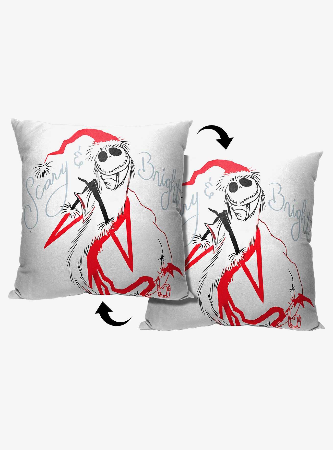Disney The Nightmare Before Christmas Scary And Bright Printed Throw Pillow, , hi-res