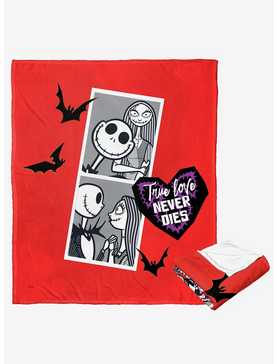 Disney The Nightmare Before Christmas Love Photos Silk Touch Throw, , hi-res