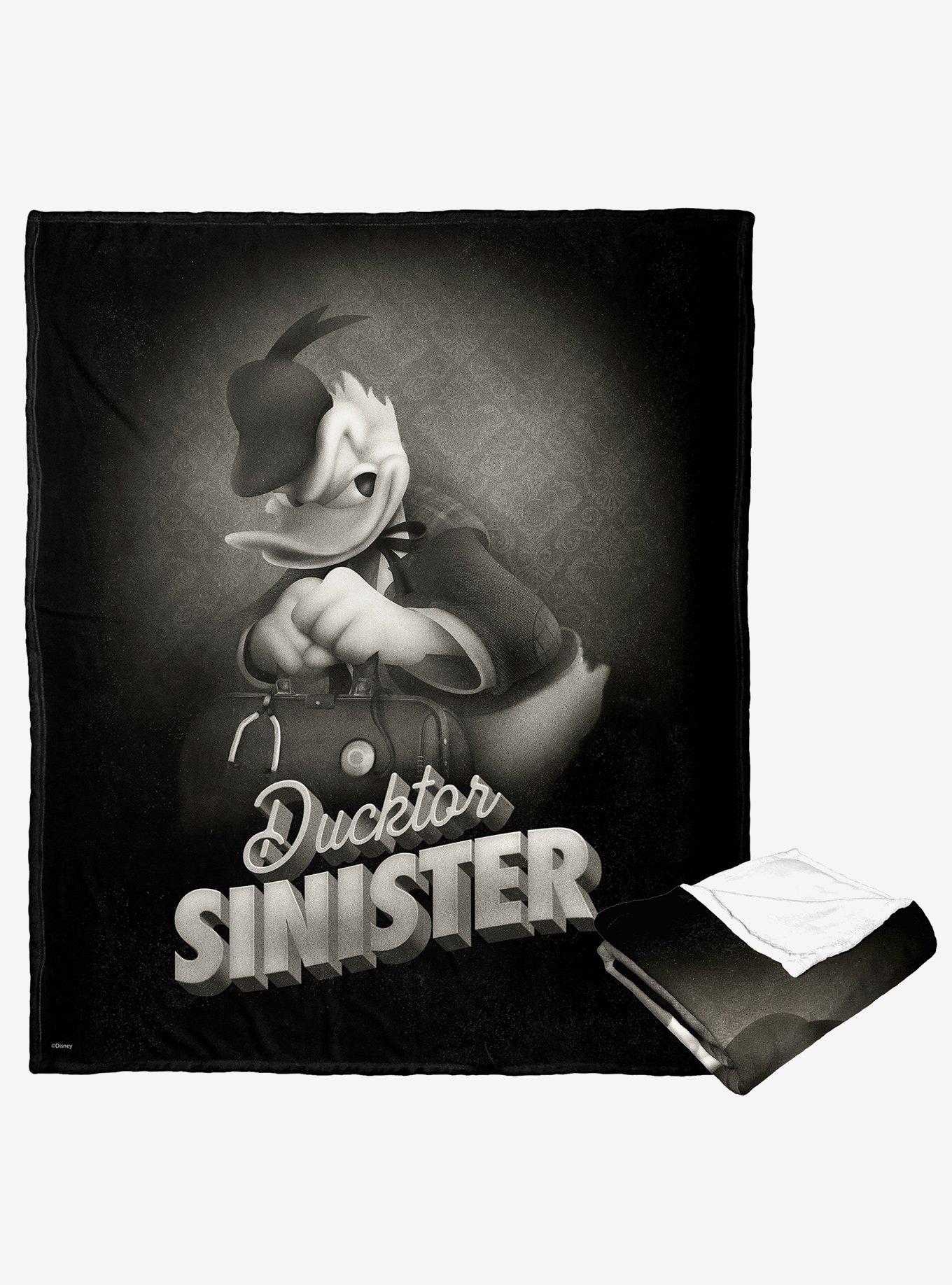 Disney Mickey Mouse Sinister Duck Silk Touch Throw, , hi-res