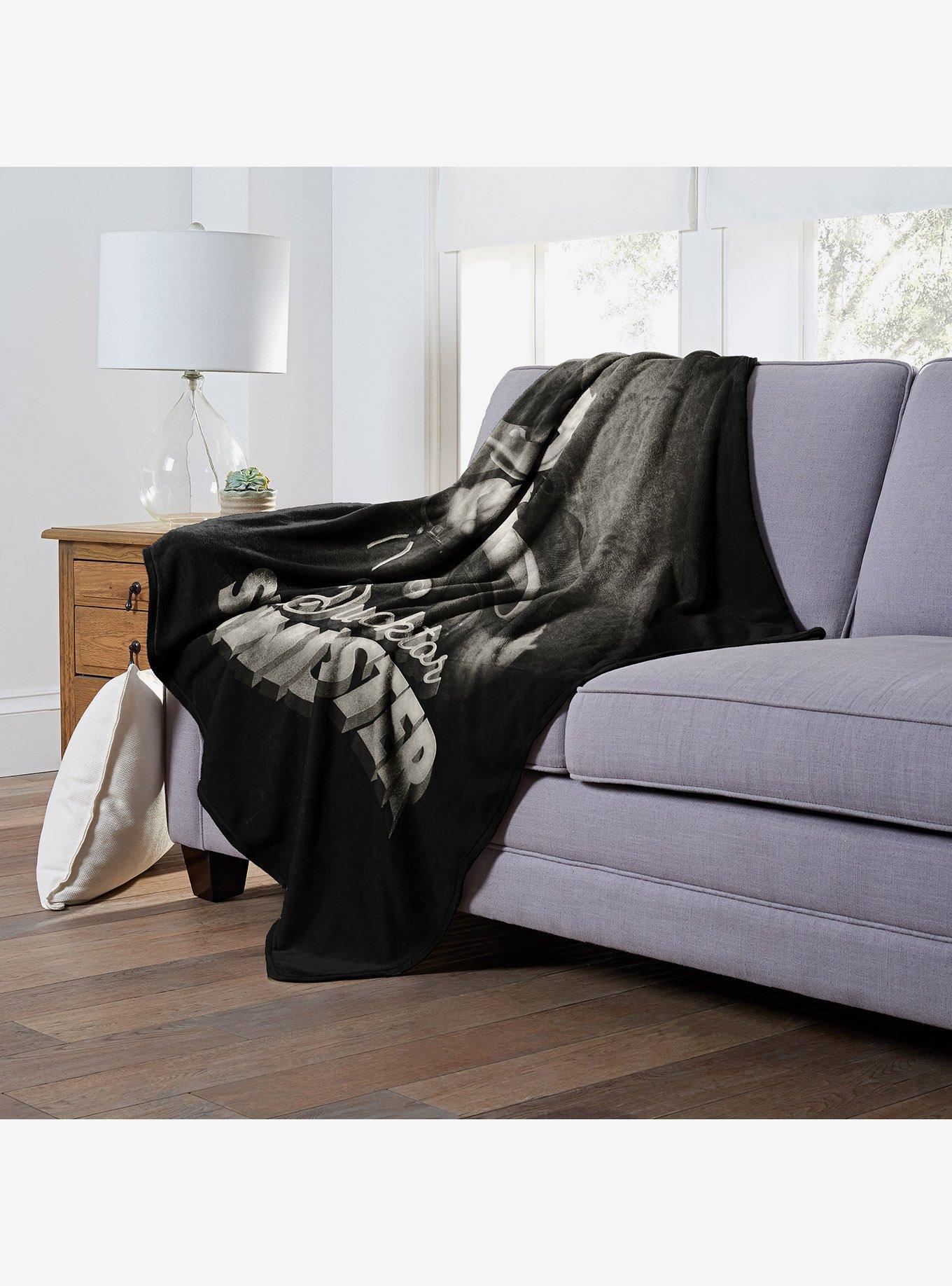 Disney Mickey Mouse Sinister Duck Silk Touch Throw, , alternate
