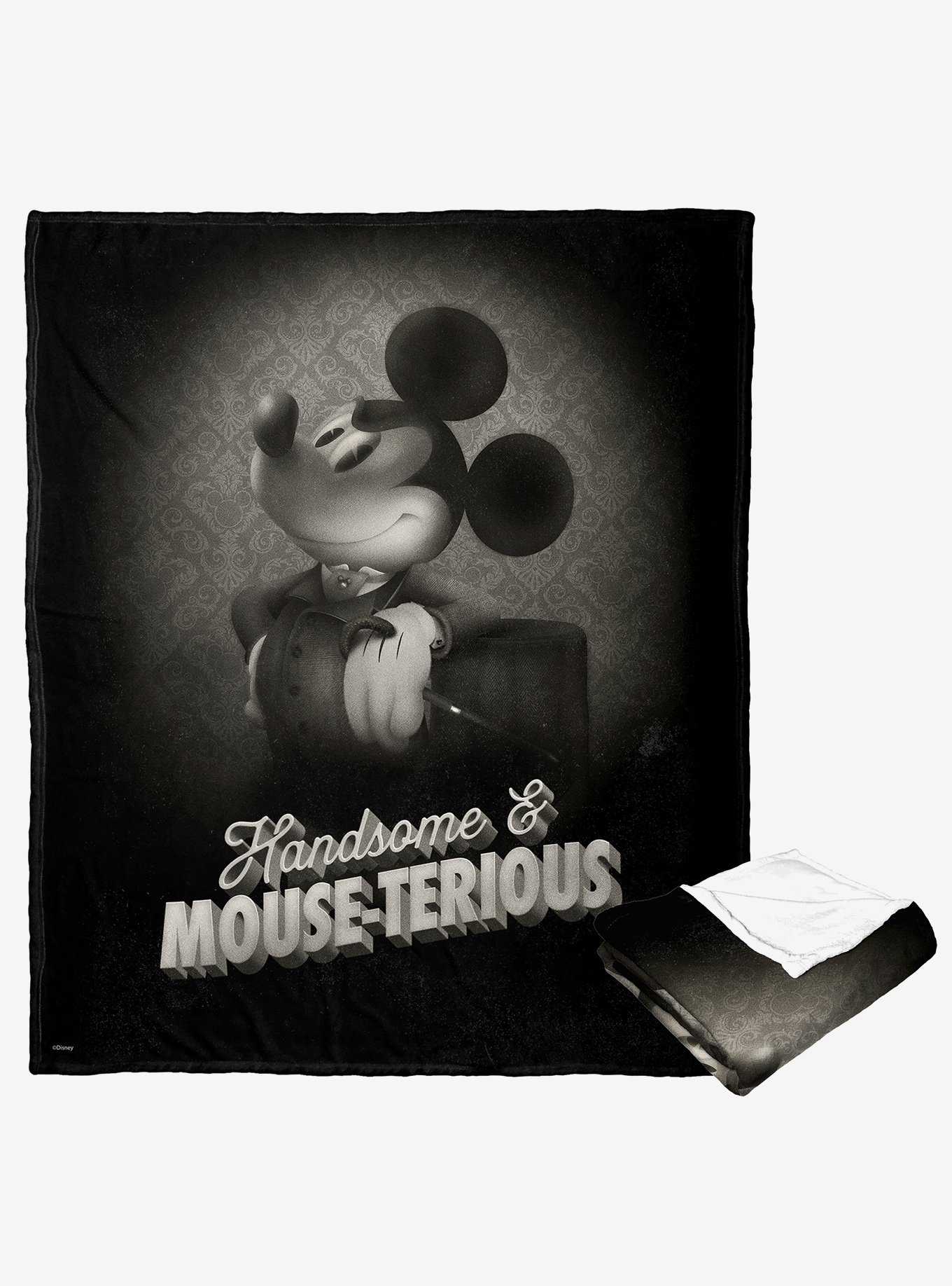 Disney Mickey Mouse Mouseterious Silk Touch Throw, , hi-res