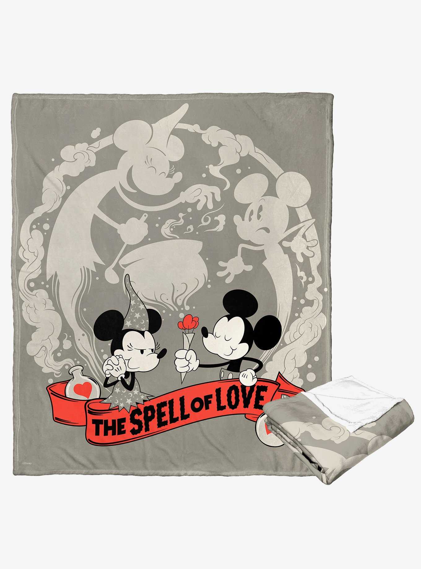 Disney Mickey Mouse Spell Of Love Silk Touch Throw, , hi-res