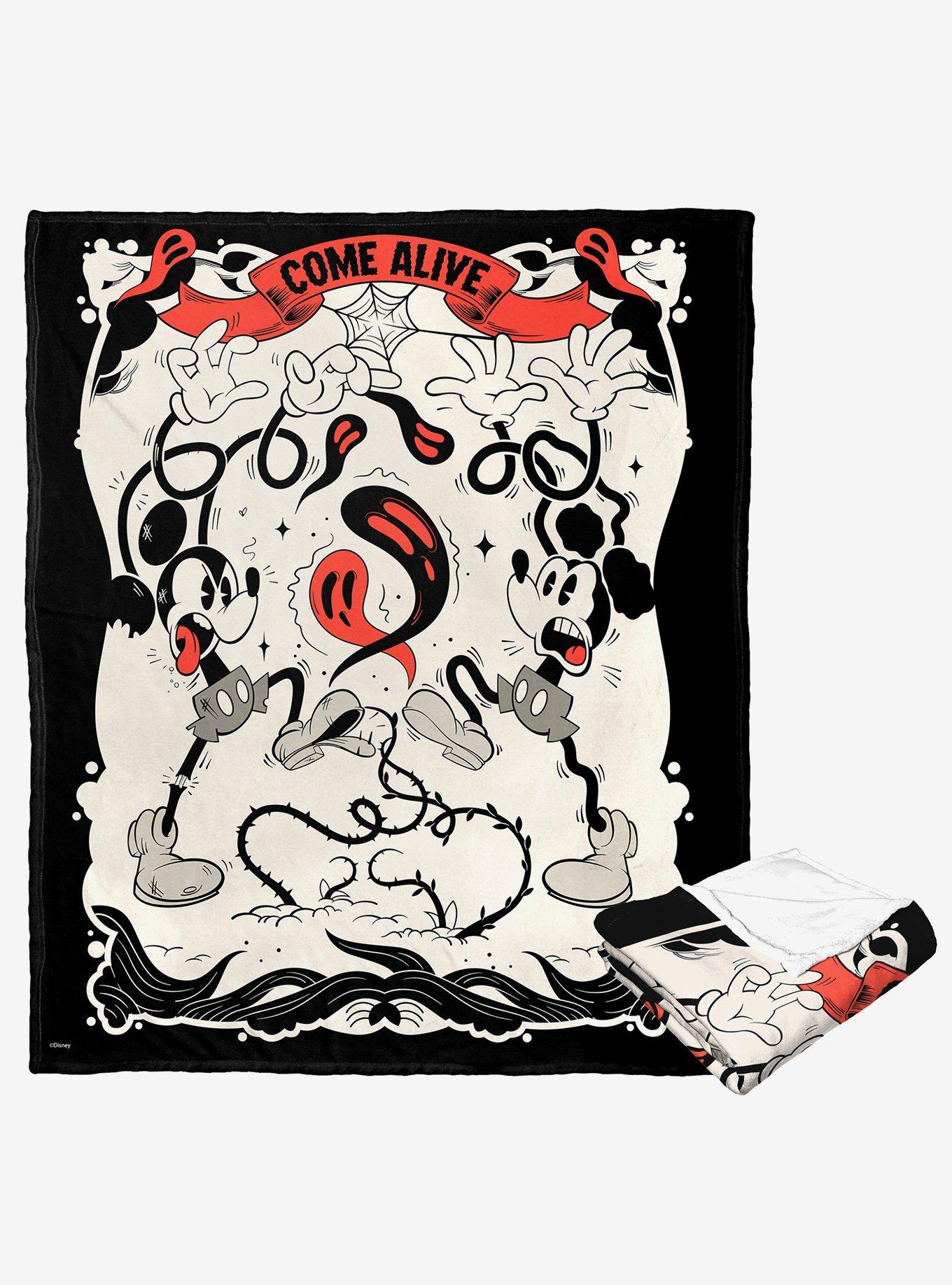 Disney Mickey Mouse Come Alive Silk Touch Throw Blanket, , hi-res