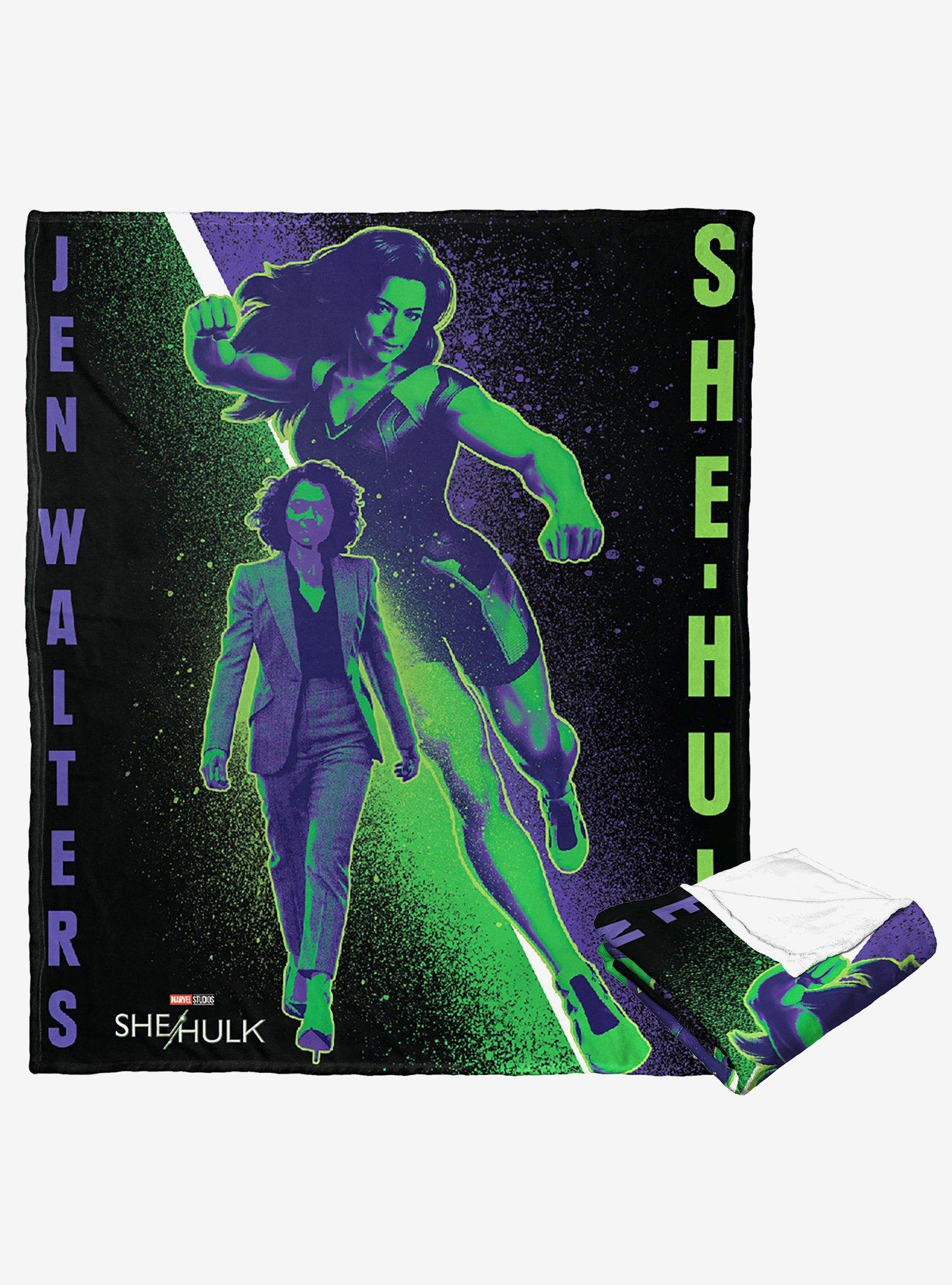 Marvel She Hulk Two Sides Silk Touch Throw, , alternate