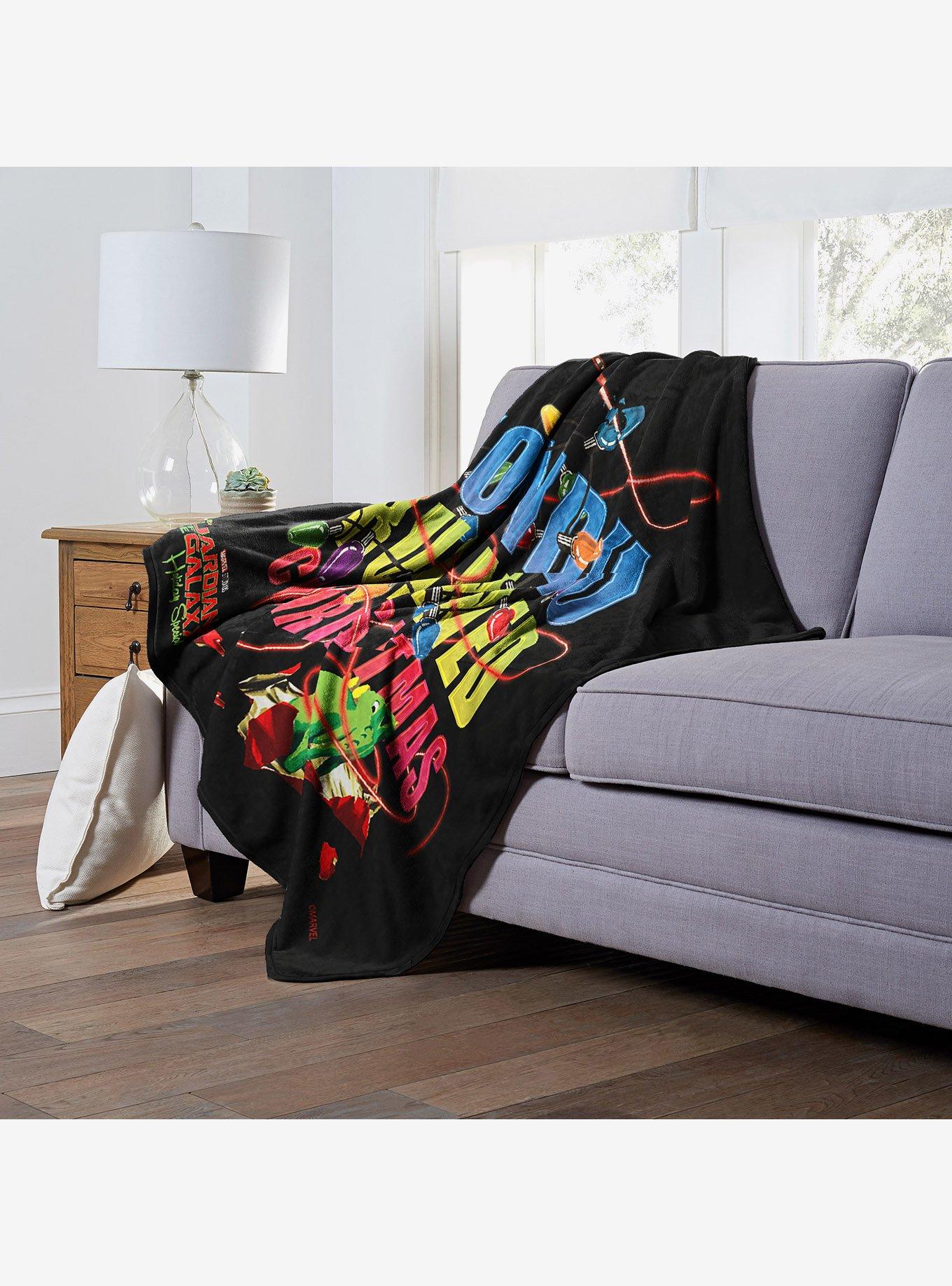 Marvel Guardians Of The Galaxy Holiday Special Yondu Ruined Christmas Silk Touch Throw Blanket, , alternate