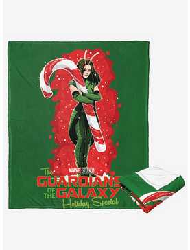 Marvel Guardians Of The Galaxy Holiday Special Candy Cane Mantis Silk Touch Throw Blanket, , hi-res