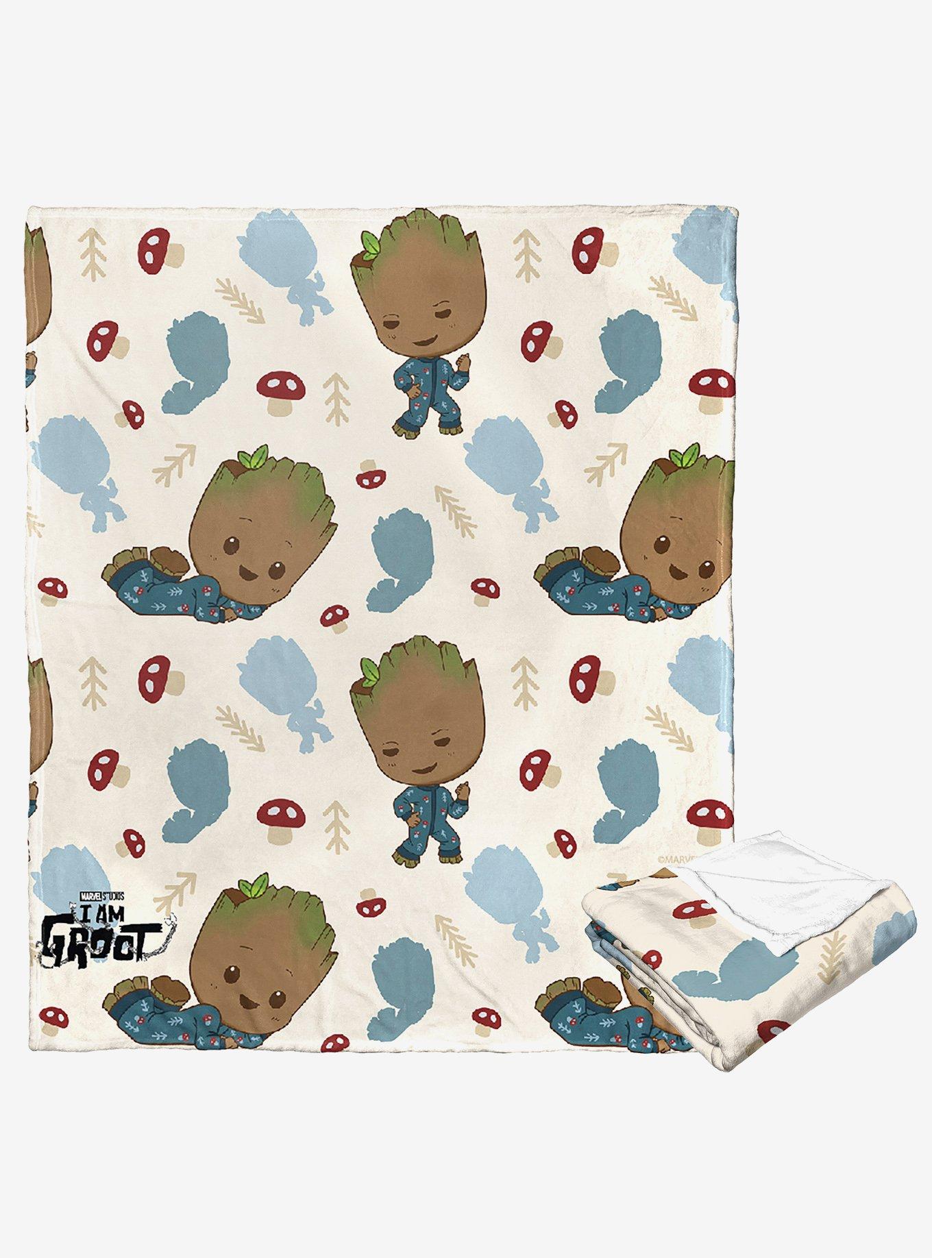 Marvel I Am Groot Cutie Patootie Silk Touch Throw Blanket, , hi-res