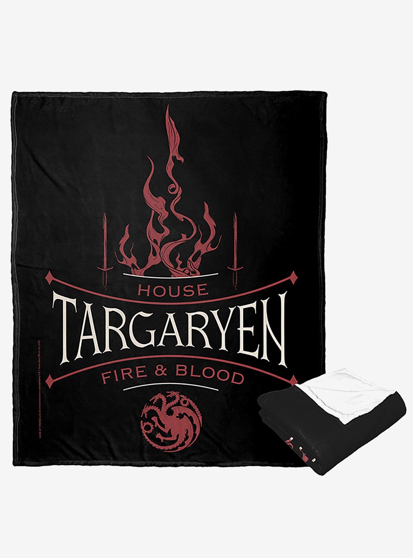 Game Of Thrones House Of Fire And Blood Silk Touch Throw Blanket, , alternate