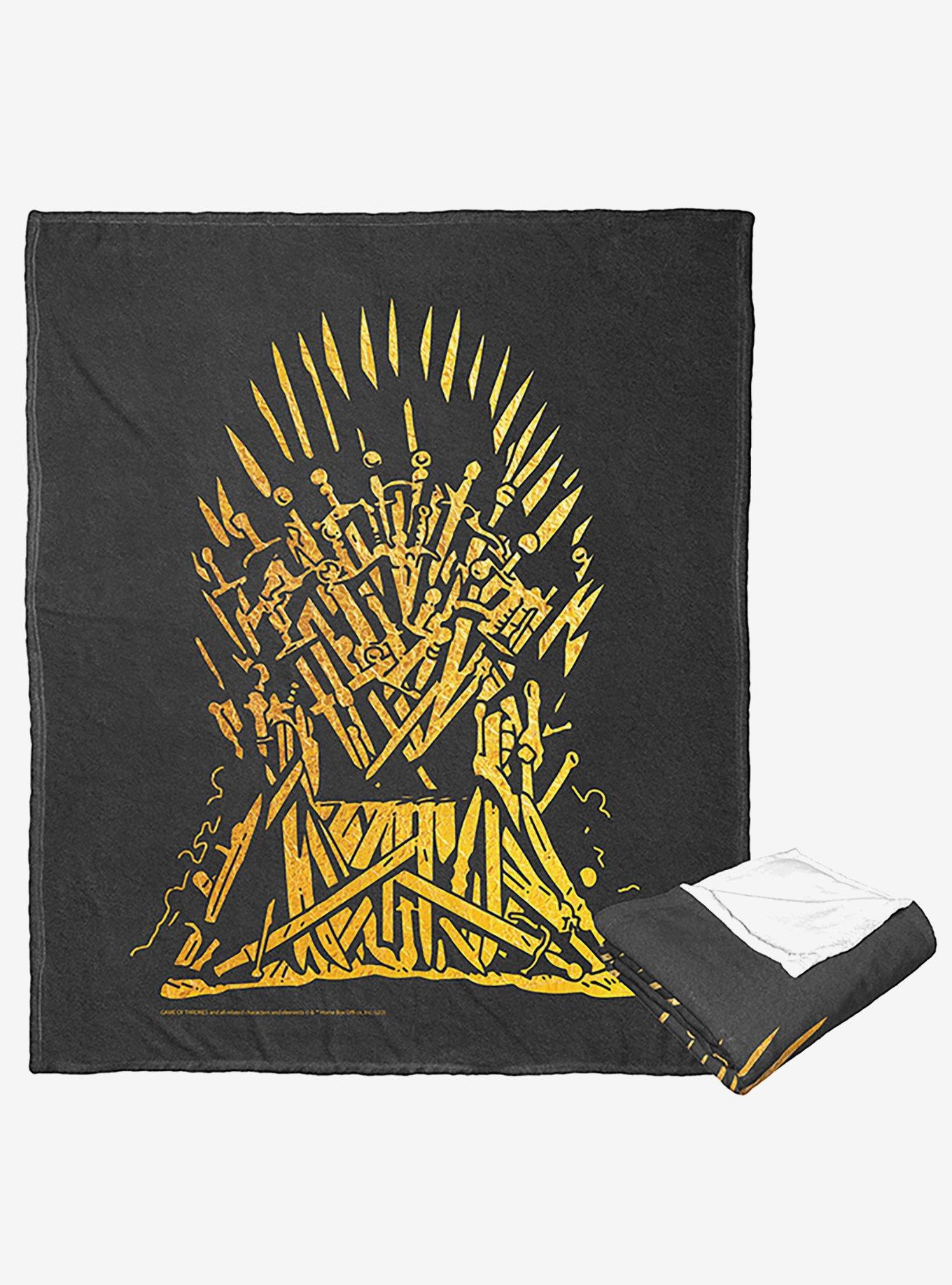 Game Of Thrones Golden Throne Silk Touch Throw Blanket, , hi-res