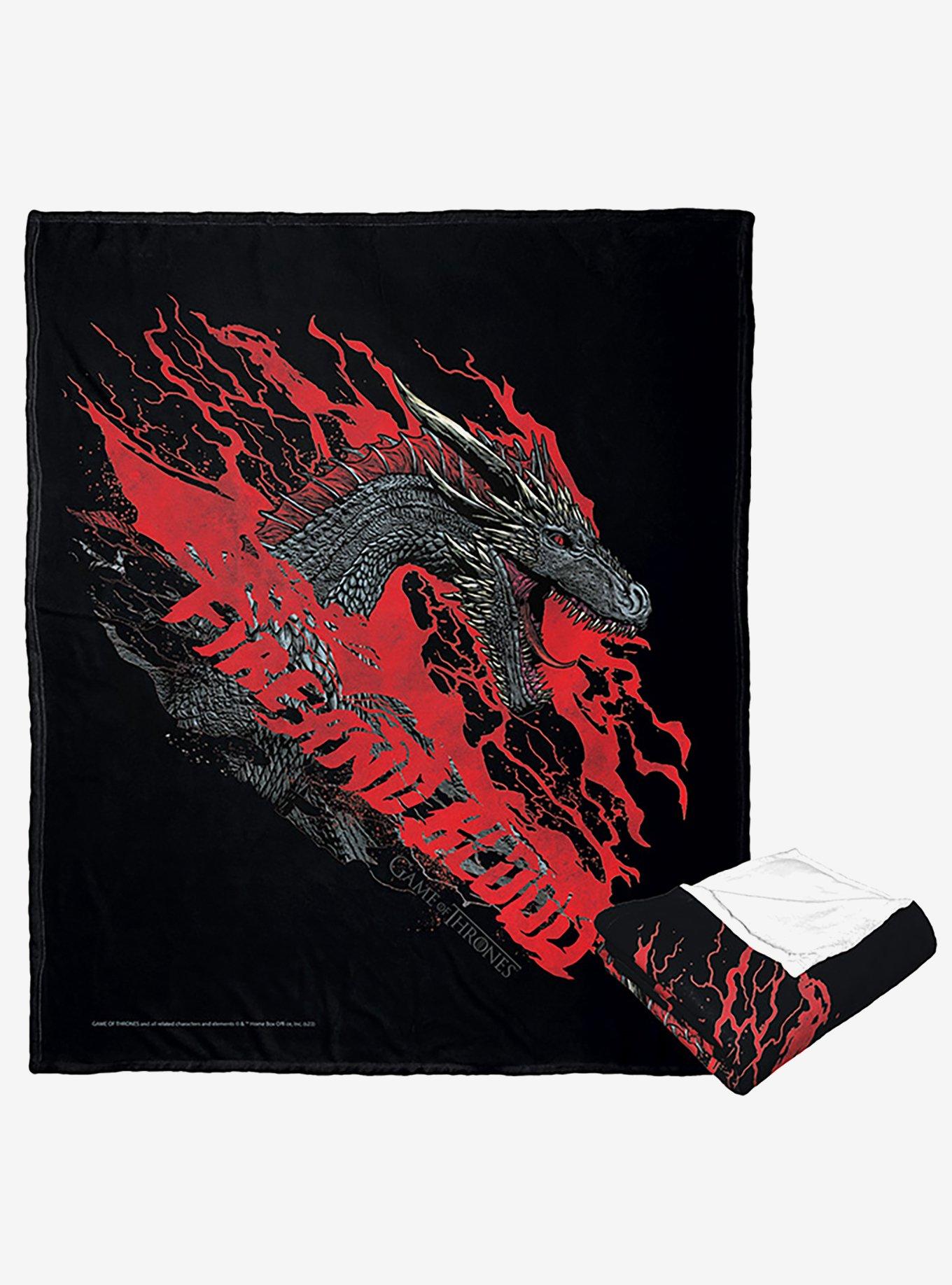 Game Of Thrones Fire And Blood Silk Touch Throw Blanket, , hi-res