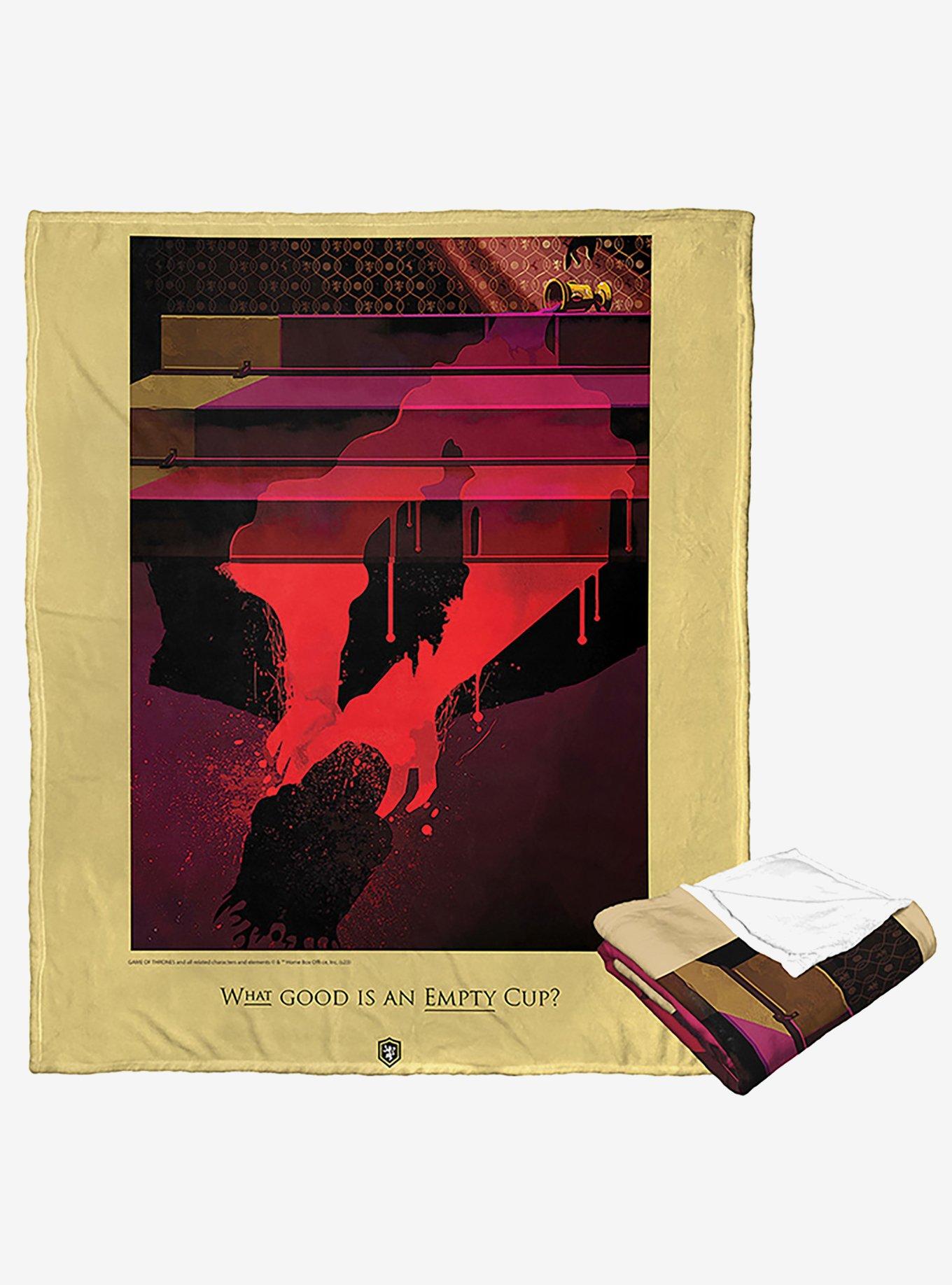 Game Of Thrones Empty Cup Silk Touch Throw Blanket, , alternate