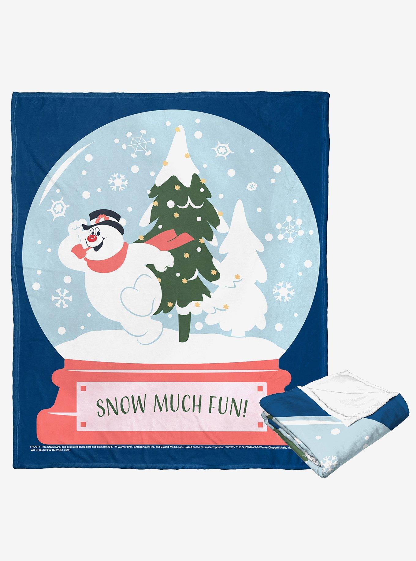 Frosty The Snowman Snow Much Fun Silk Touch Throw Blanket, , alternate