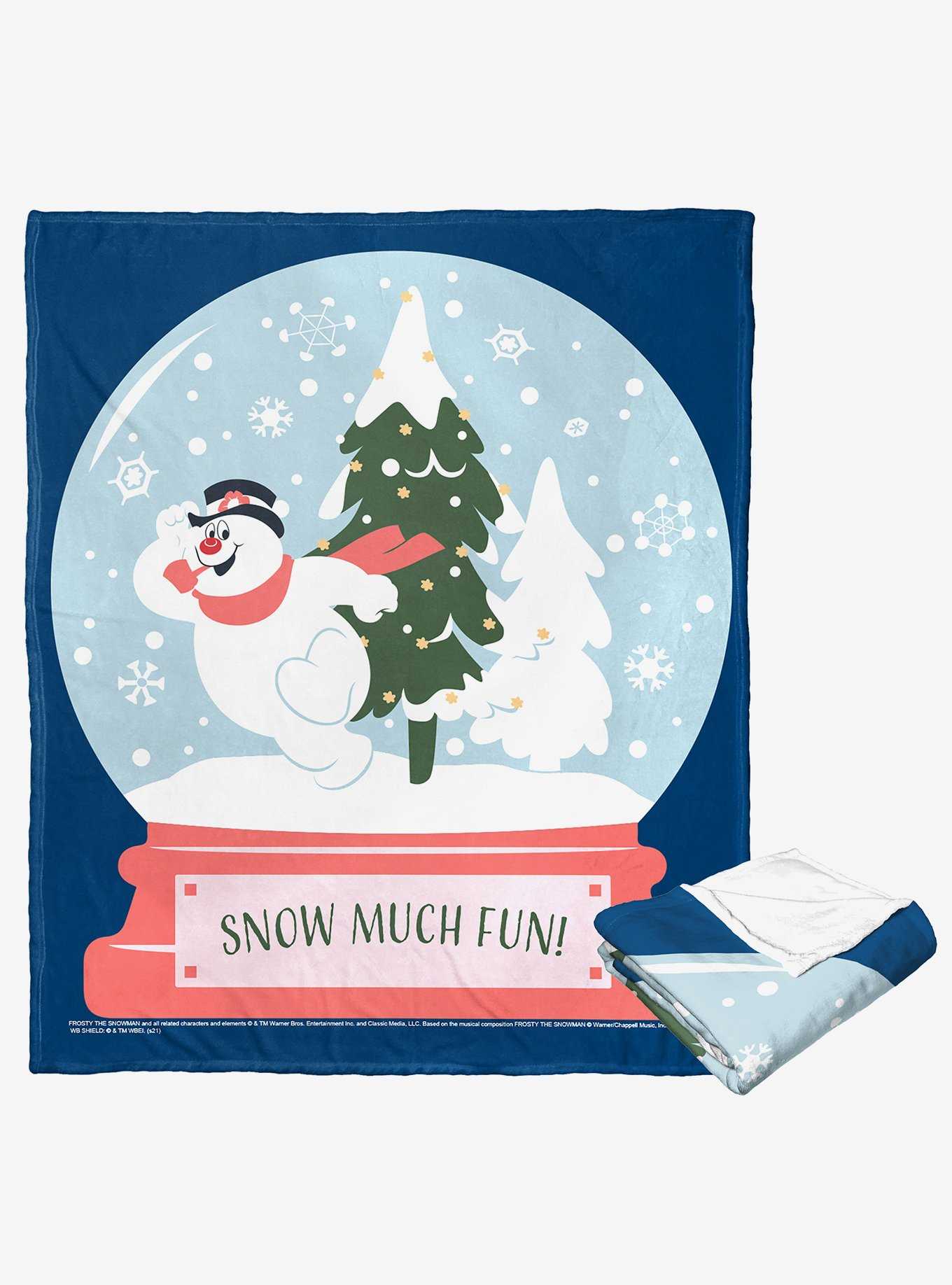 Frosty The Snowman Snow Much Fun Silk Touch Throw Blanket, , hi-res