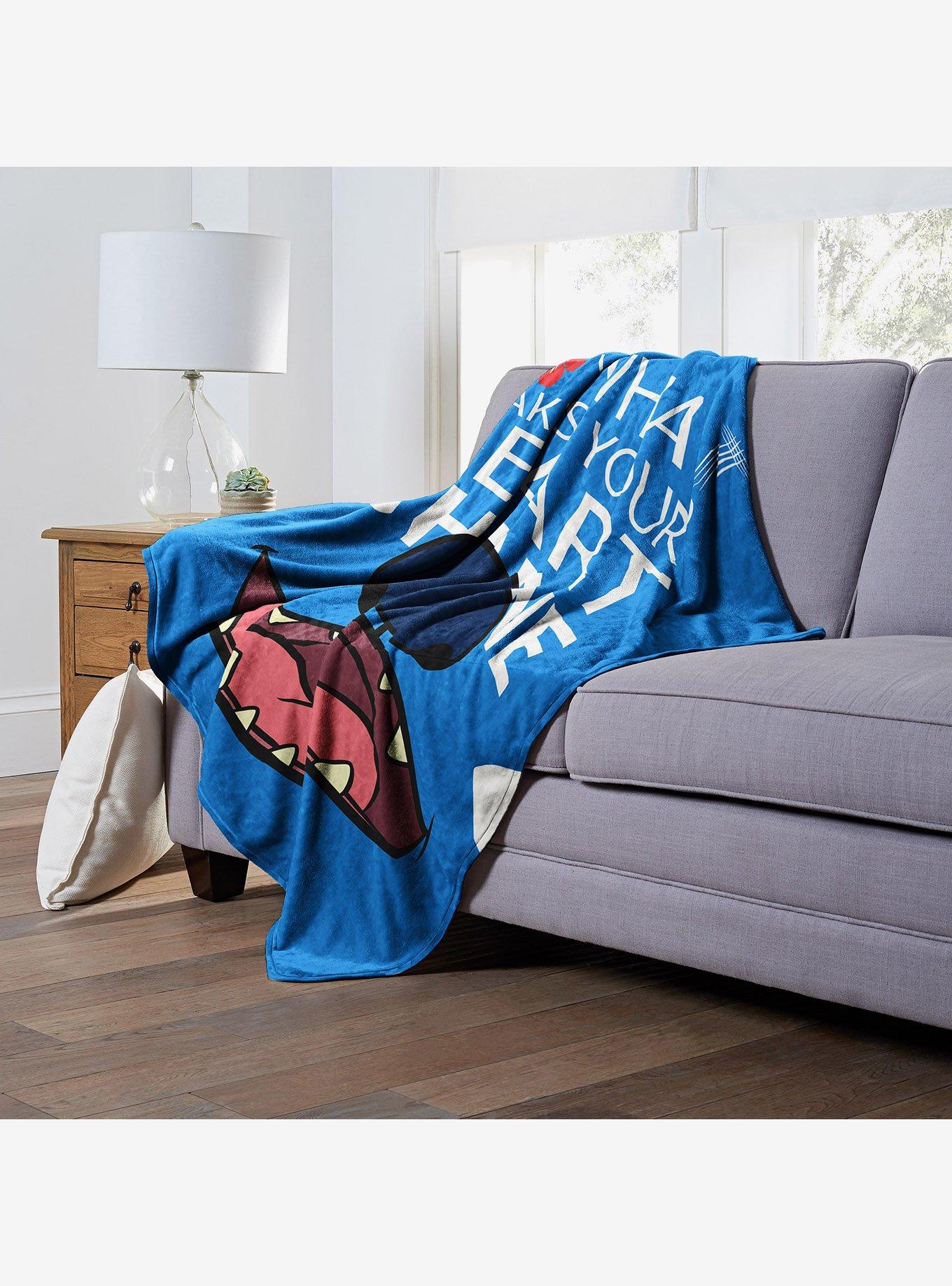 Disney100 Lilo And Stitch What Makes Your Heart Shine Silk Touch Throw, , alternate