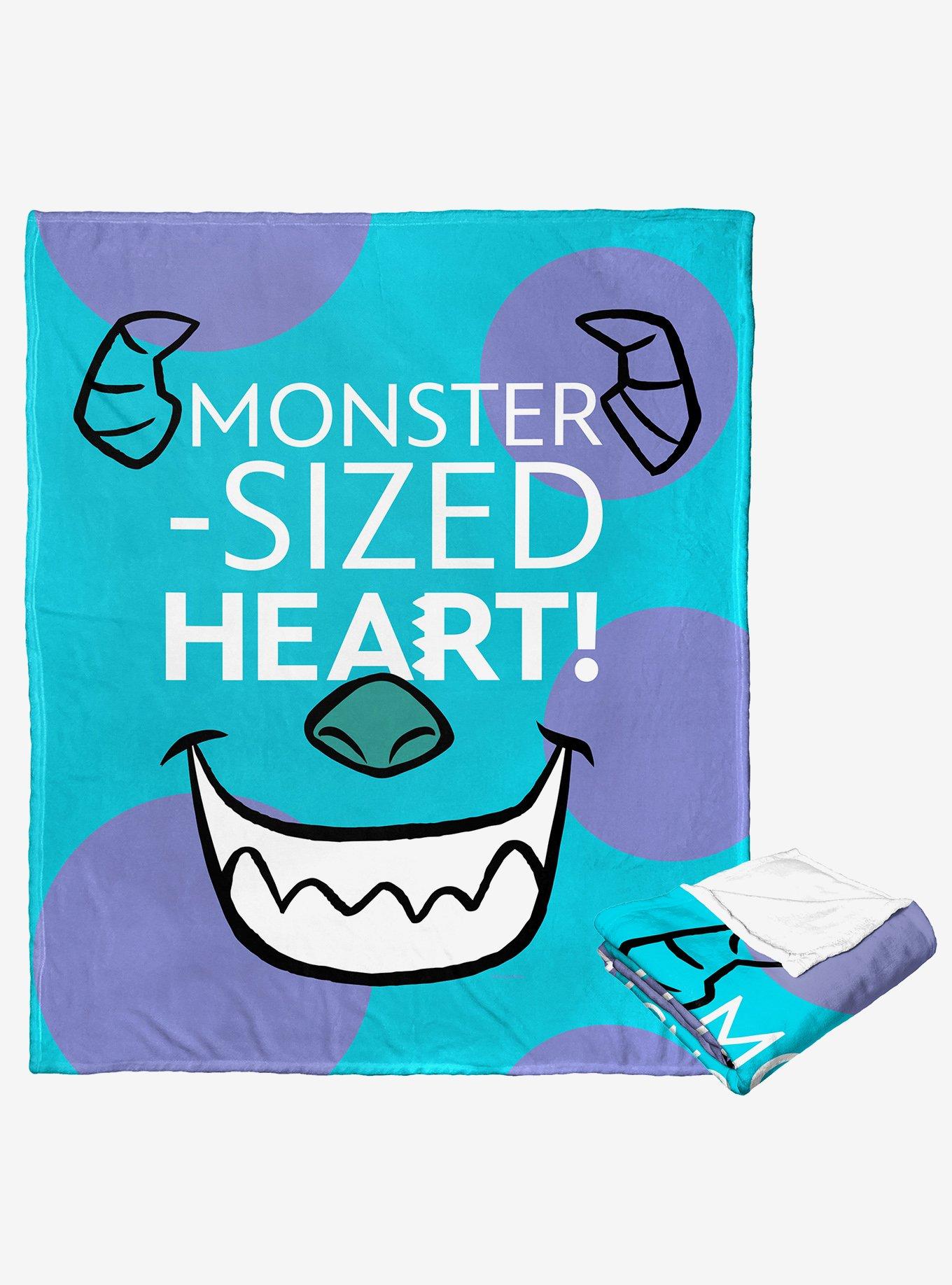 Disney100 Pixar Monsters, Inc. Monster Sized Heart Silk Touch Throw, , alternate