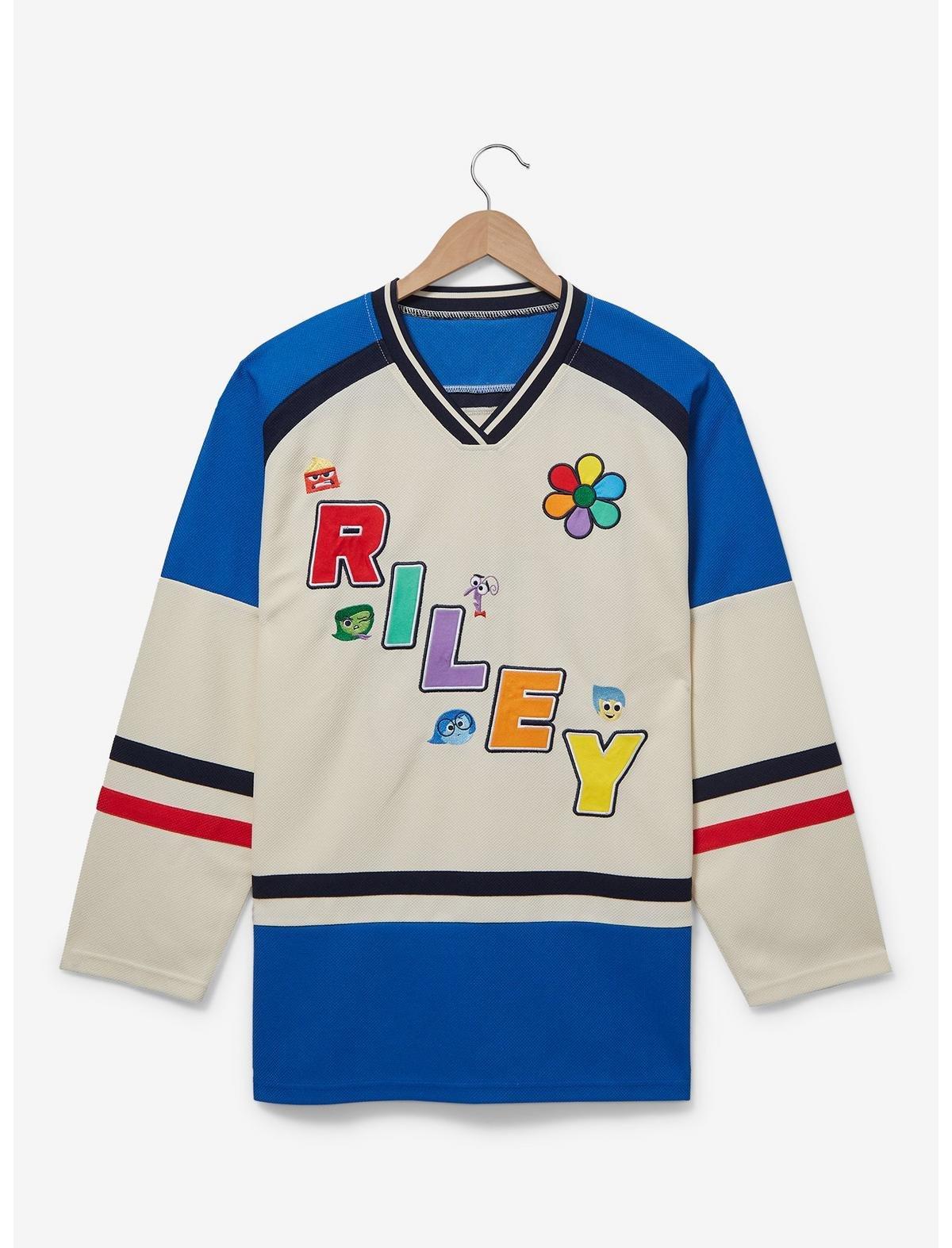 Disney Pixar Inside Out Riley Hockey Jersey - BoxLunch Exclusive, BLUE, alternate