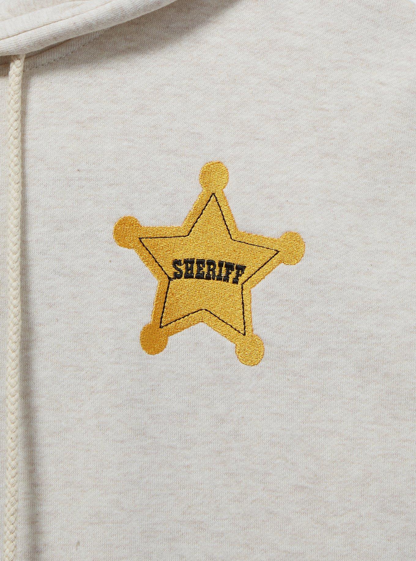 Disney Pixar Toy Story Sheriff Woody Icons Hoodie - BoxLunch Exclusive, GREY, alternate