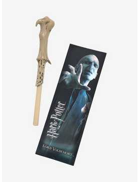 Harry Potter Lord Voldemort Bookmark & Wand Pen Set, , hi-res