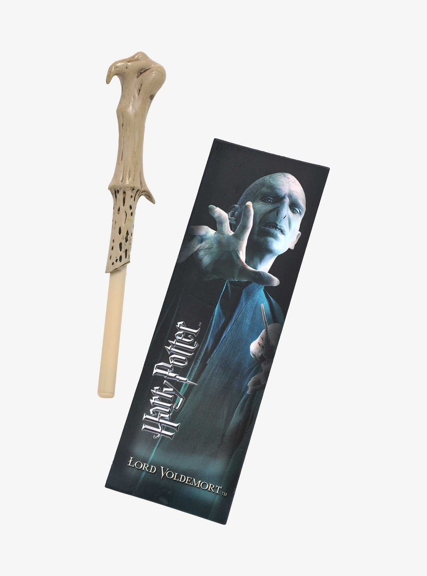 Harry Potter Lord Voldemort Bookmark & Wand Pen Set, , hi-res