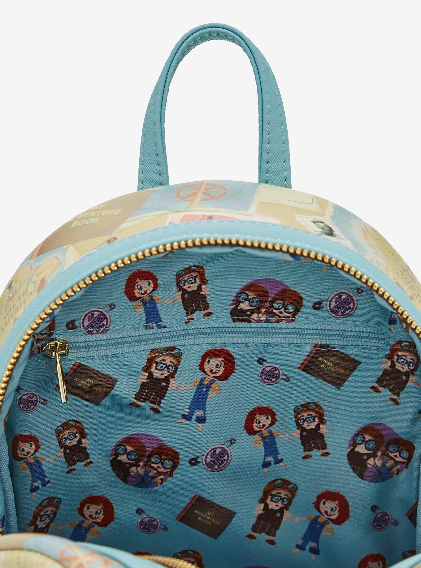 Loungefly Disney Pixar Up Young Carl & Ellie Adventure Mini Backpack - BoxLunch Exclusive, , alternate