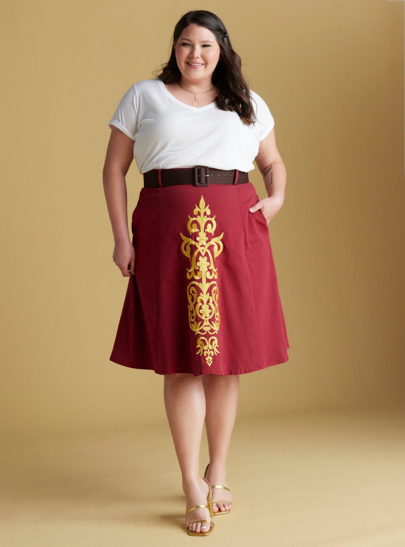 Her Universe Star Wars Queen Amidala Retro Skirt Plus Size Her Universe Exclusive, , hi-res