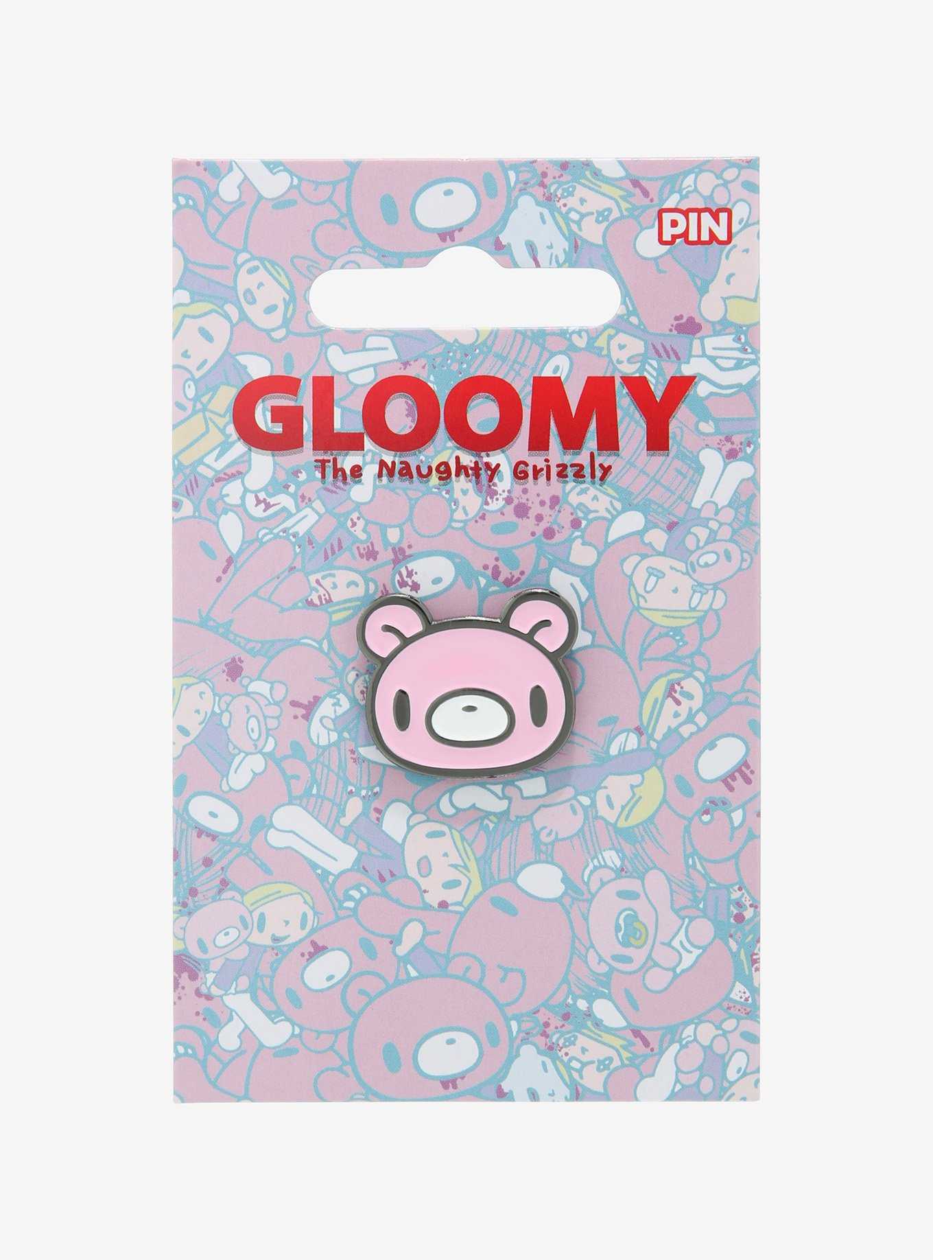 Gloomy Bear Enamel Pin, , hi-res