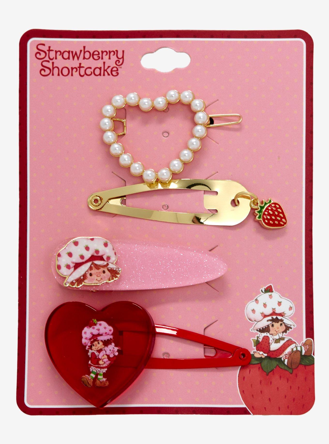 Strawberry Shortcake Hair Clip Set — BoxLunch Exclusive, , alternate