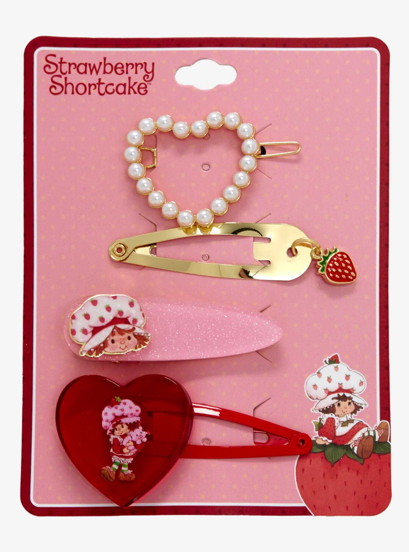 Strawberry Shortcake Hair Clip Set — BoxLunch Exclusive, , hi-res