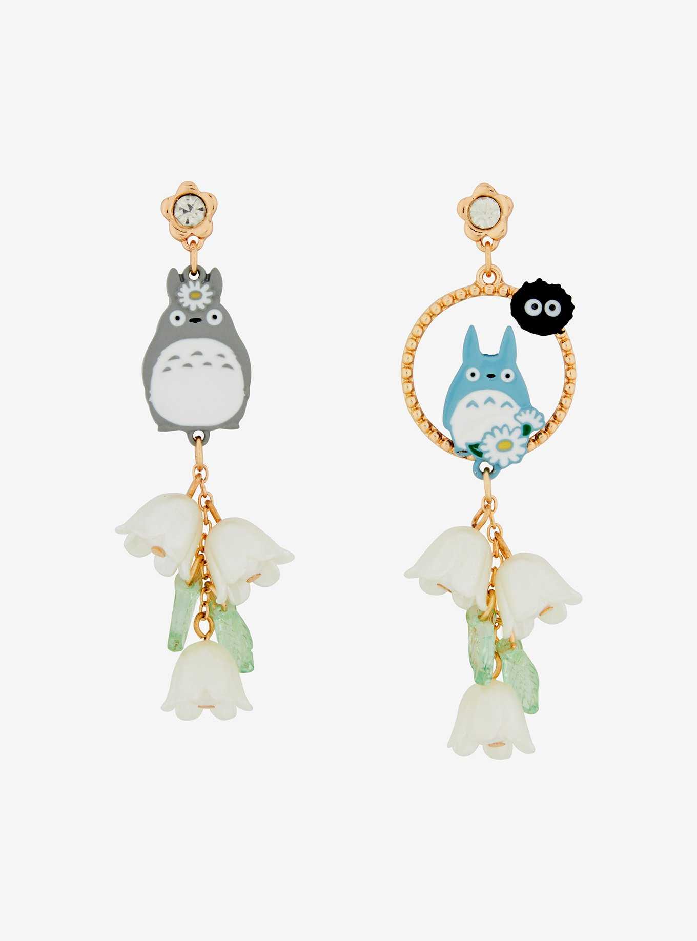 Studio Ghibli My Neighbor Totoro Mix Matched Earrings — BoxLunch Exclusive, , hi-res