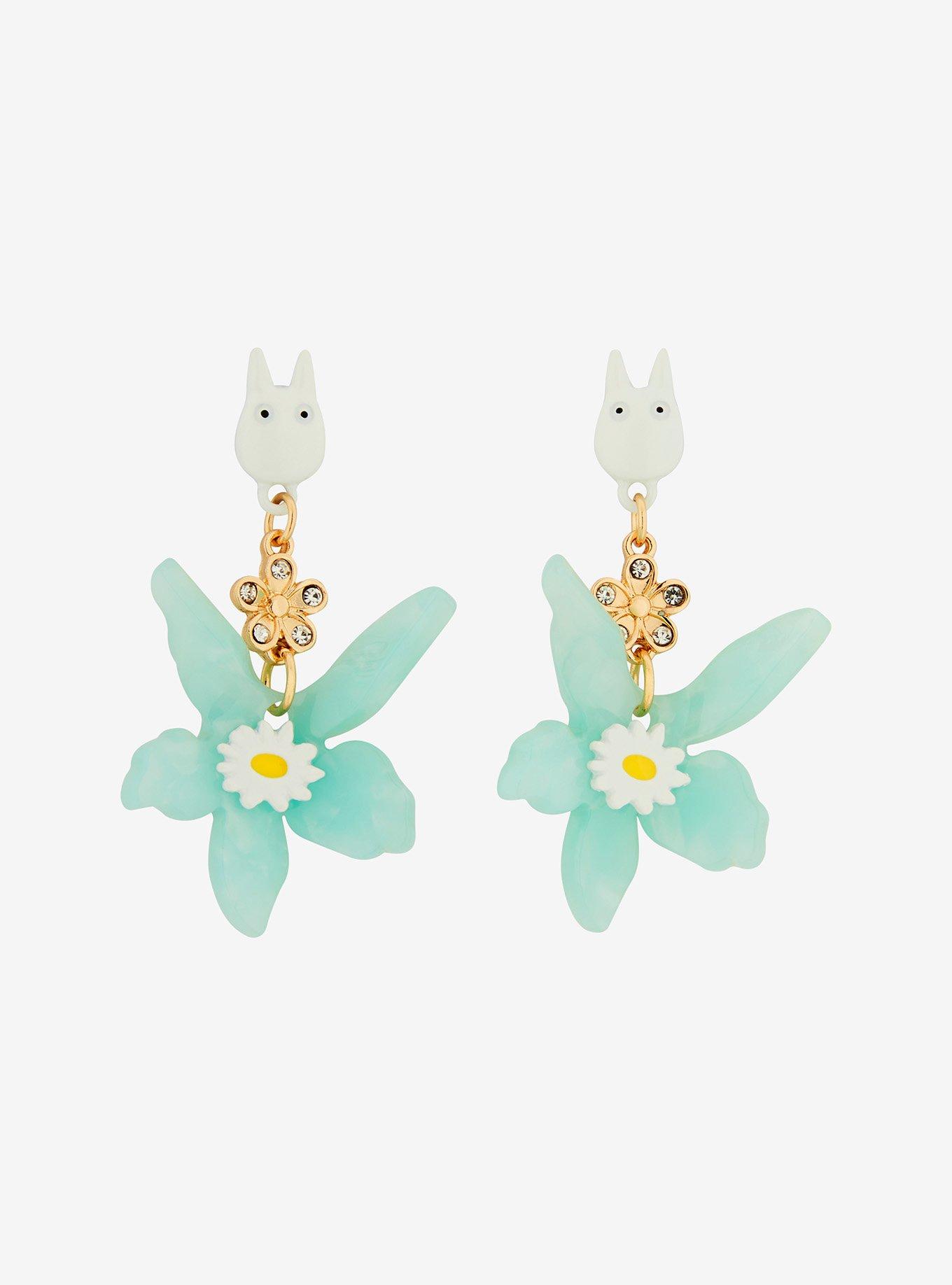 Studio Ghibli My Neighbor Totoro Flower Earrings &mdash; BoxLunch Exclusive, , alternate