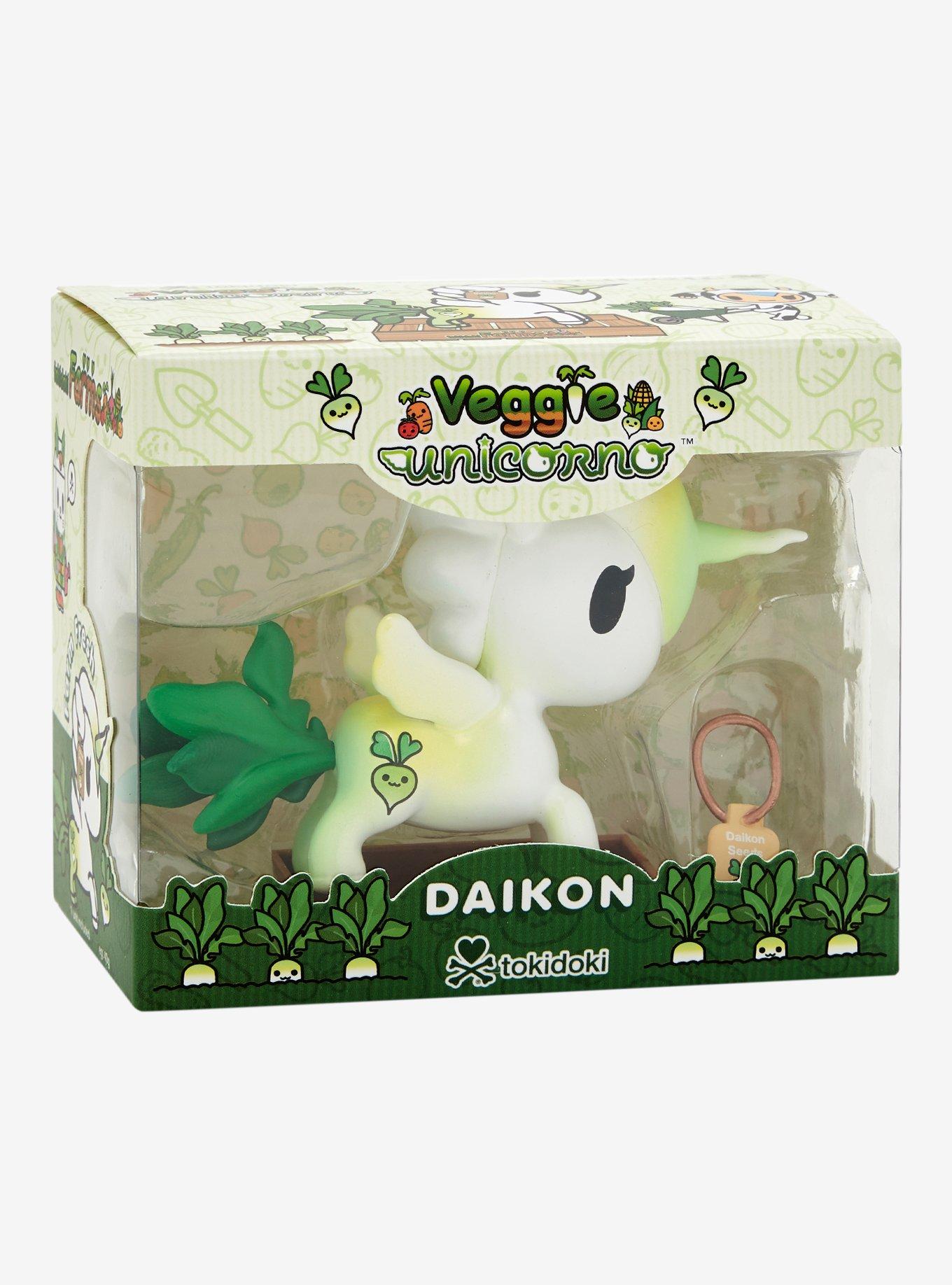 tokidoki Veggie Unicorno Daikon Vinyl Figure, , alternate