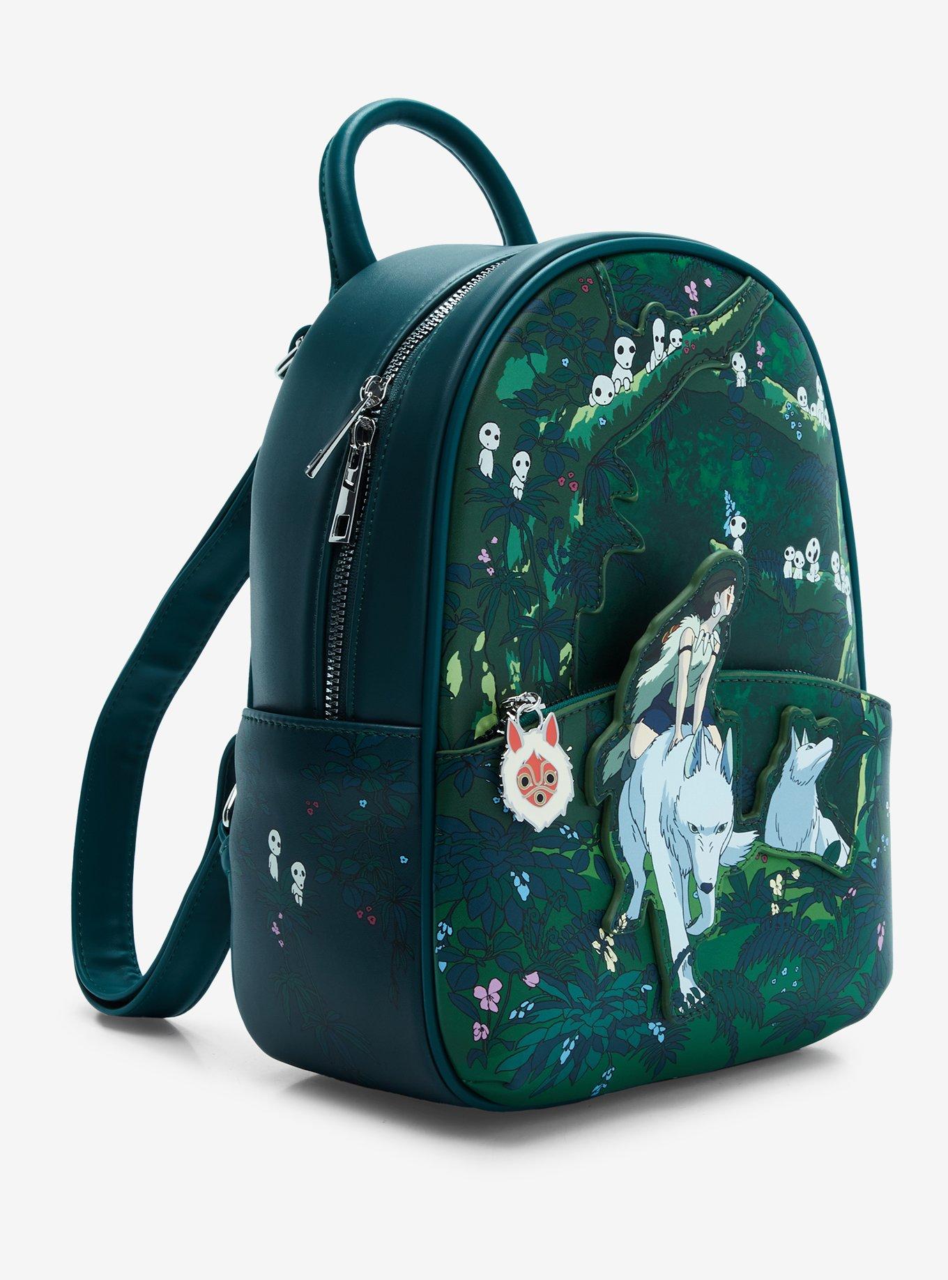 Studio Ghibli&reg; Princess Mononoke Forest Scene Glow-In-The-Dark Mini Backpack, , hi-res