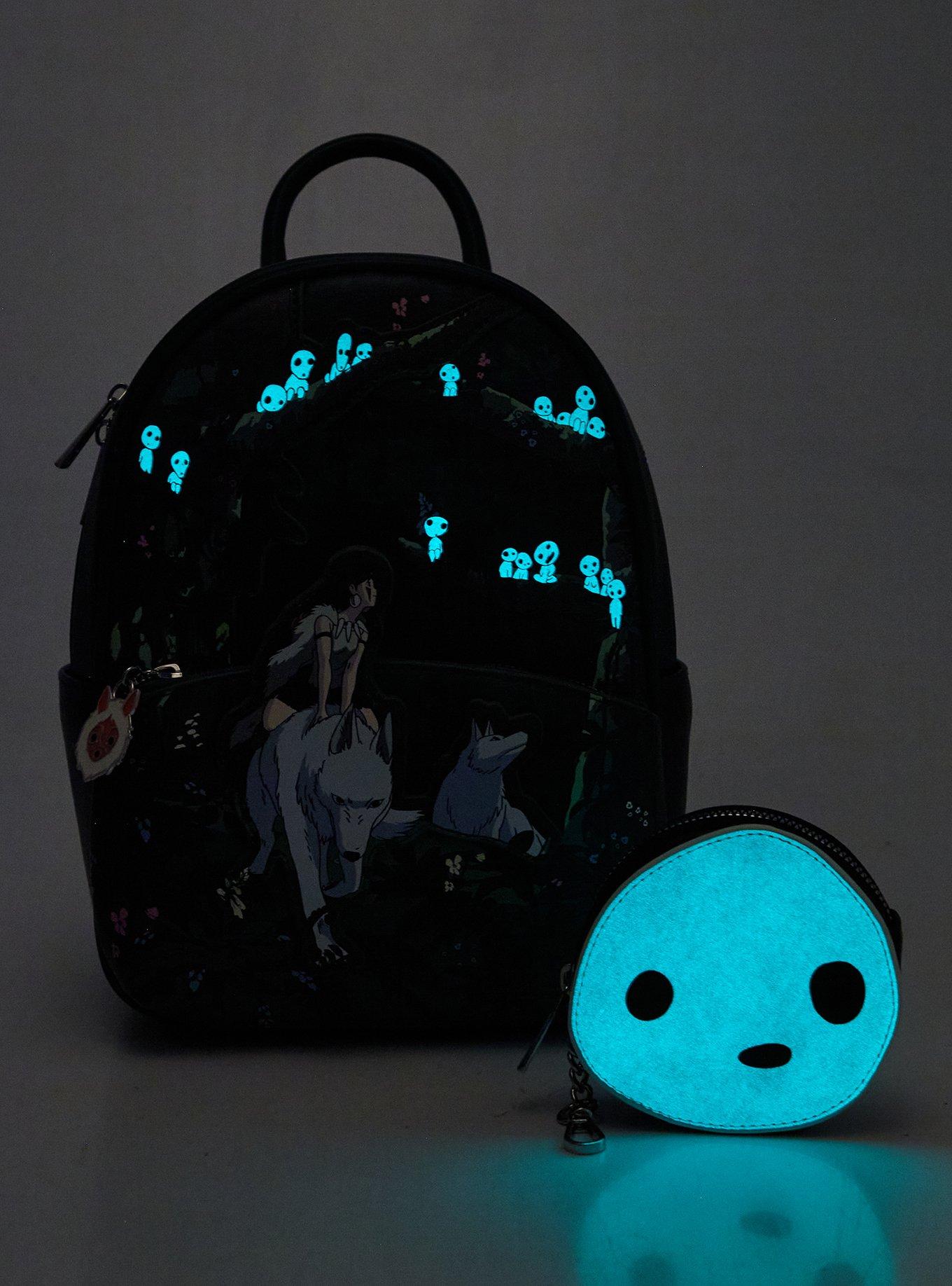 Studio Ghibli® Princess Mononoke Forest Scene Glow-In-The-Dark Mini Backpack, , alternate
