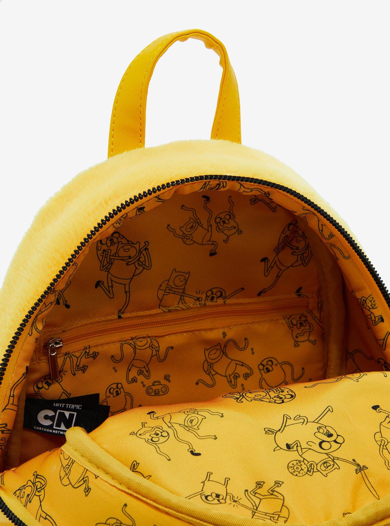 Adventure Time Jake Fuzzy Mini Backpack, , alternate
