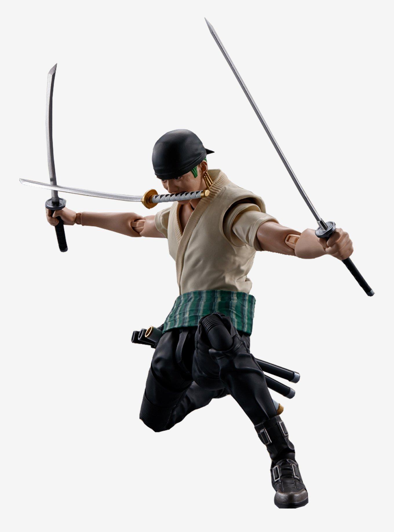 Bandai Spirits One Piece (A Netflix Series) S.H.Figuarts Roronoa Zoro Figure, , alternate