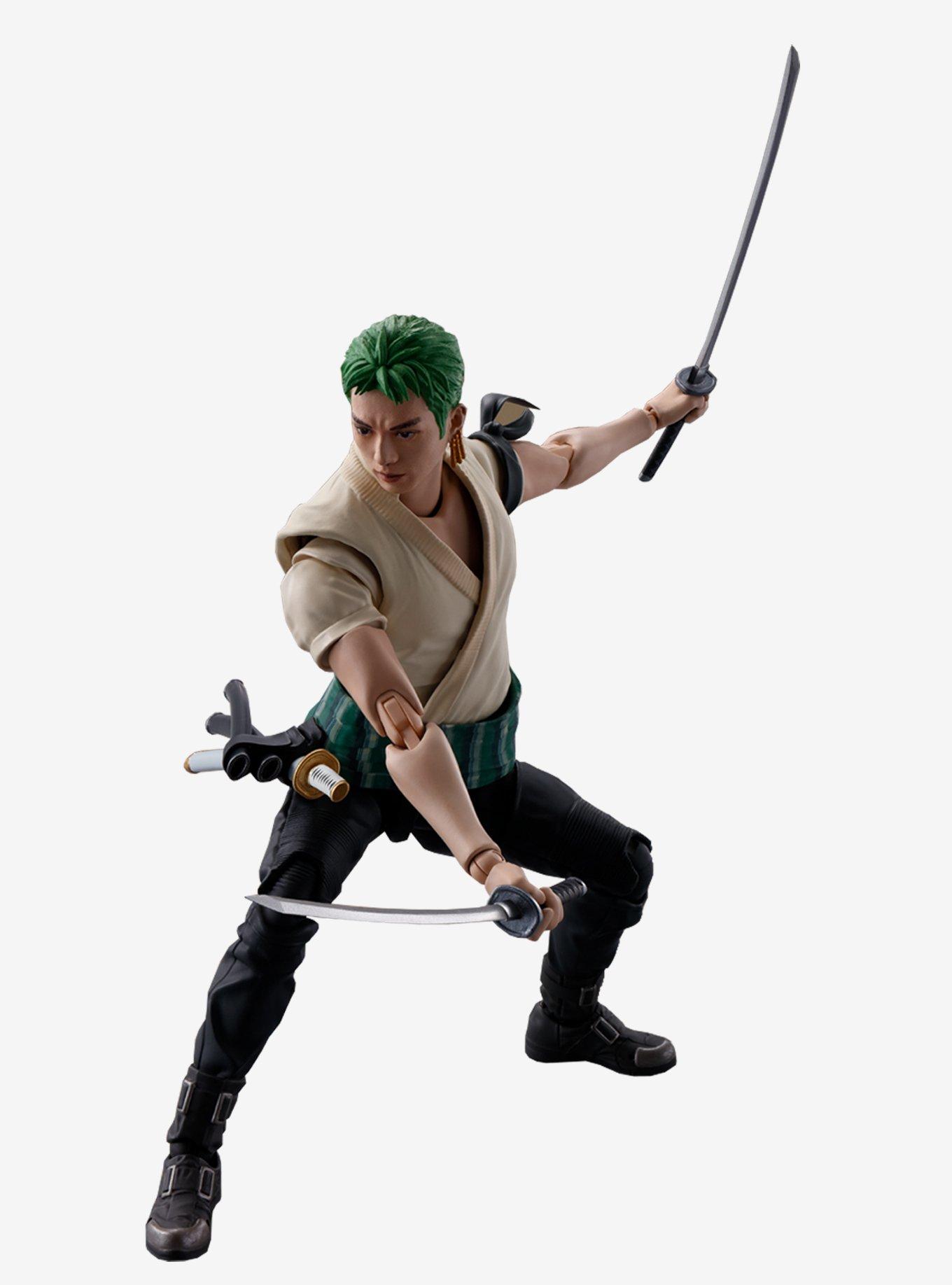 Bandai Spirits One Piece (A Netflix Series) S.H.Figuarts Roronoa Zoro Figure, , alternate