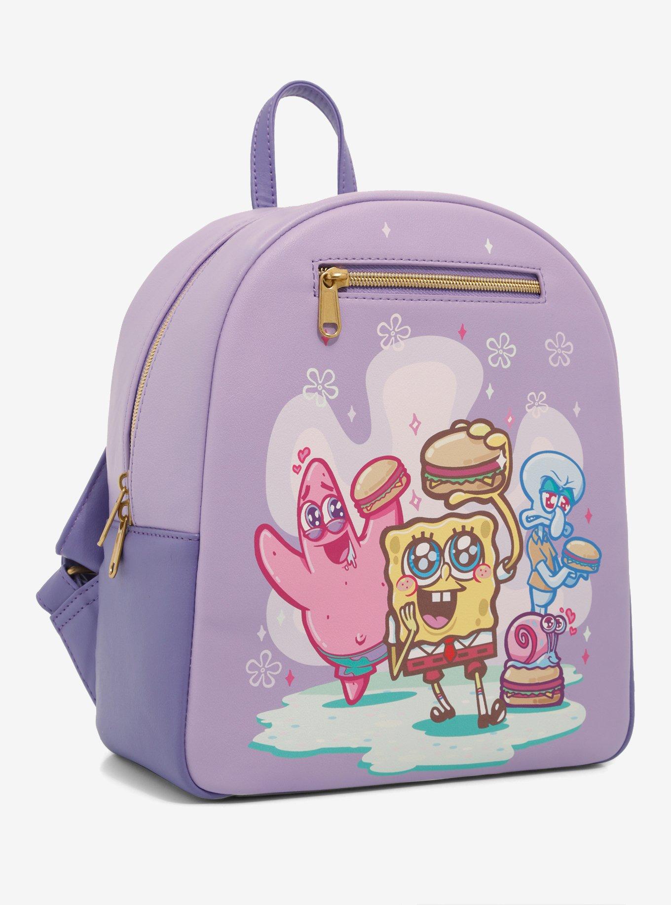 Loungefly SpongeBob SquarePants 25th Anniversary Lavender Mini Backpack, , alternate