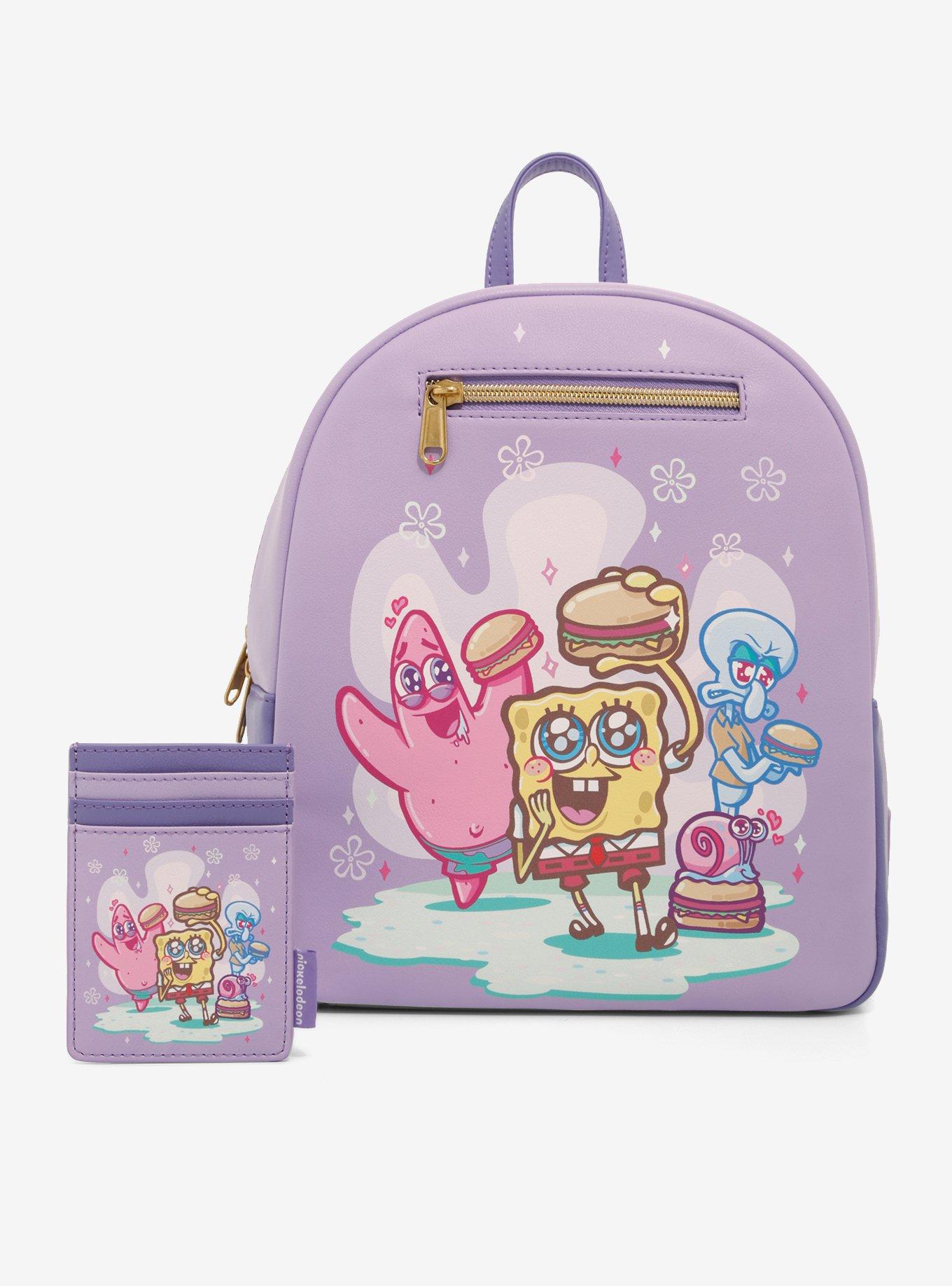 Loungefly SpongeBob SquarePants 25th Anniversary Lavender Mini Backpack, , alternate