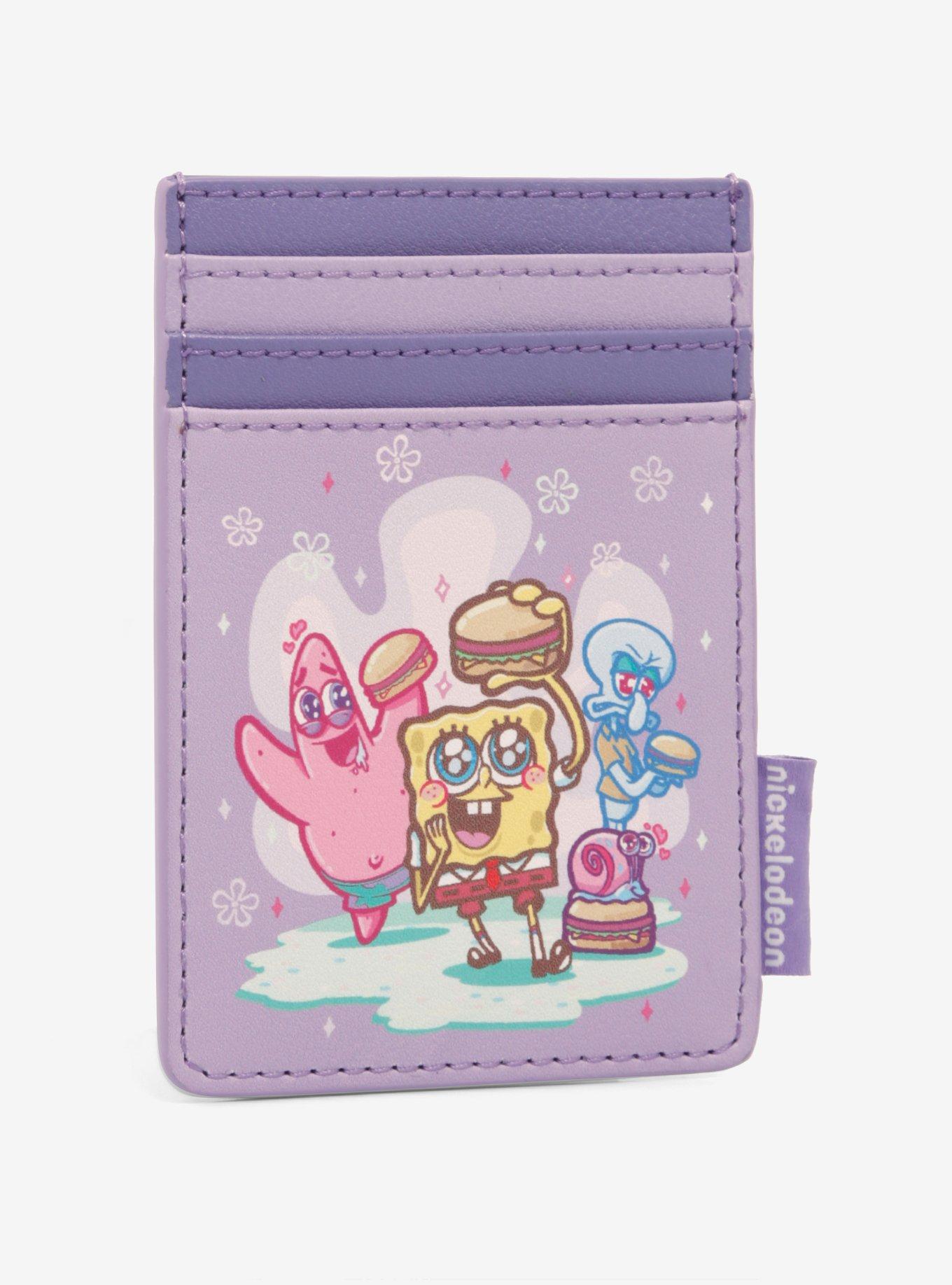 Loungefly SpongeBob SquarePants 25th Anniversary Lavender Cardholder, , alternate