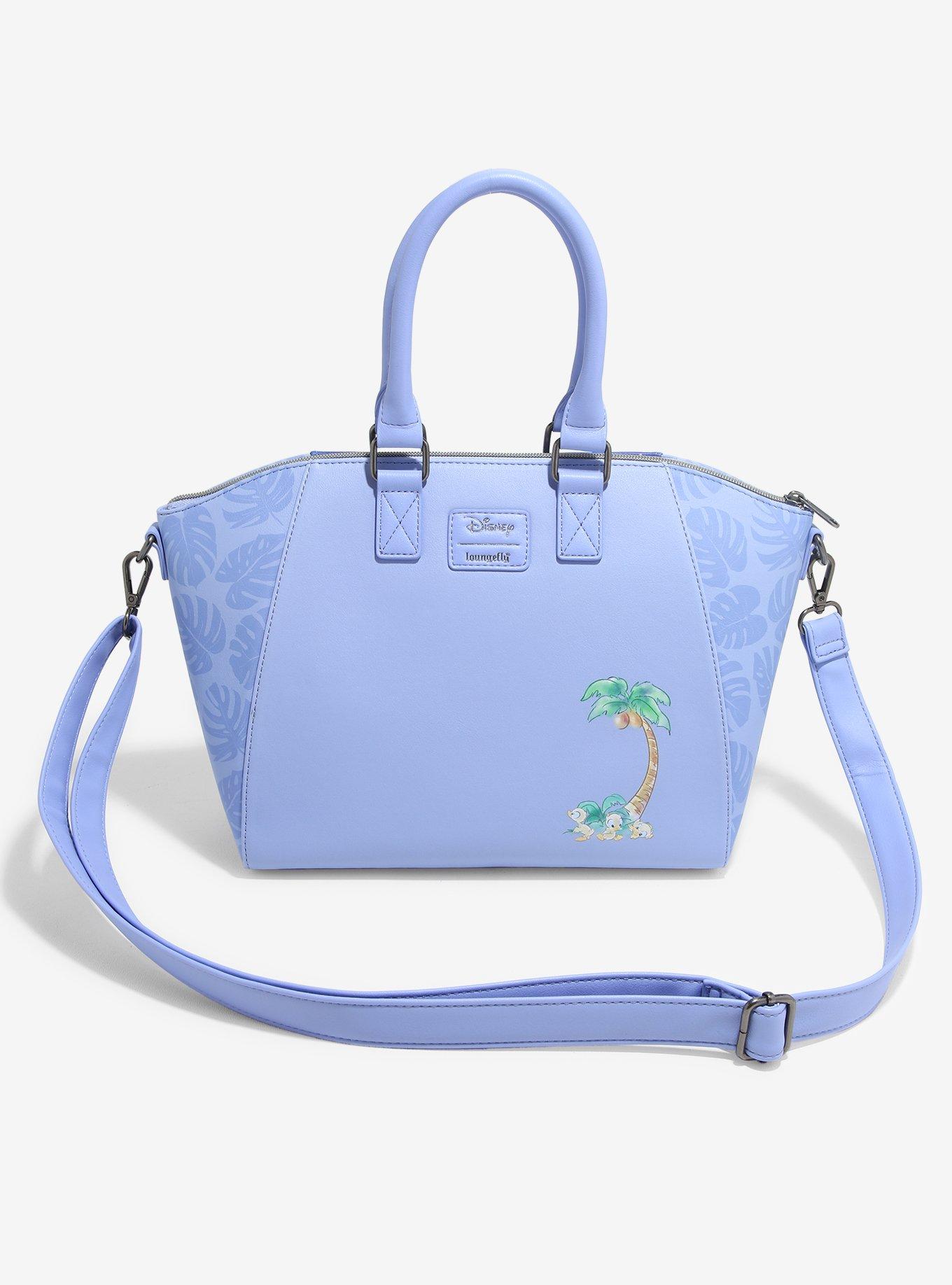 Loungefly Disney Stitch & Angel Hammock Satchel Bag