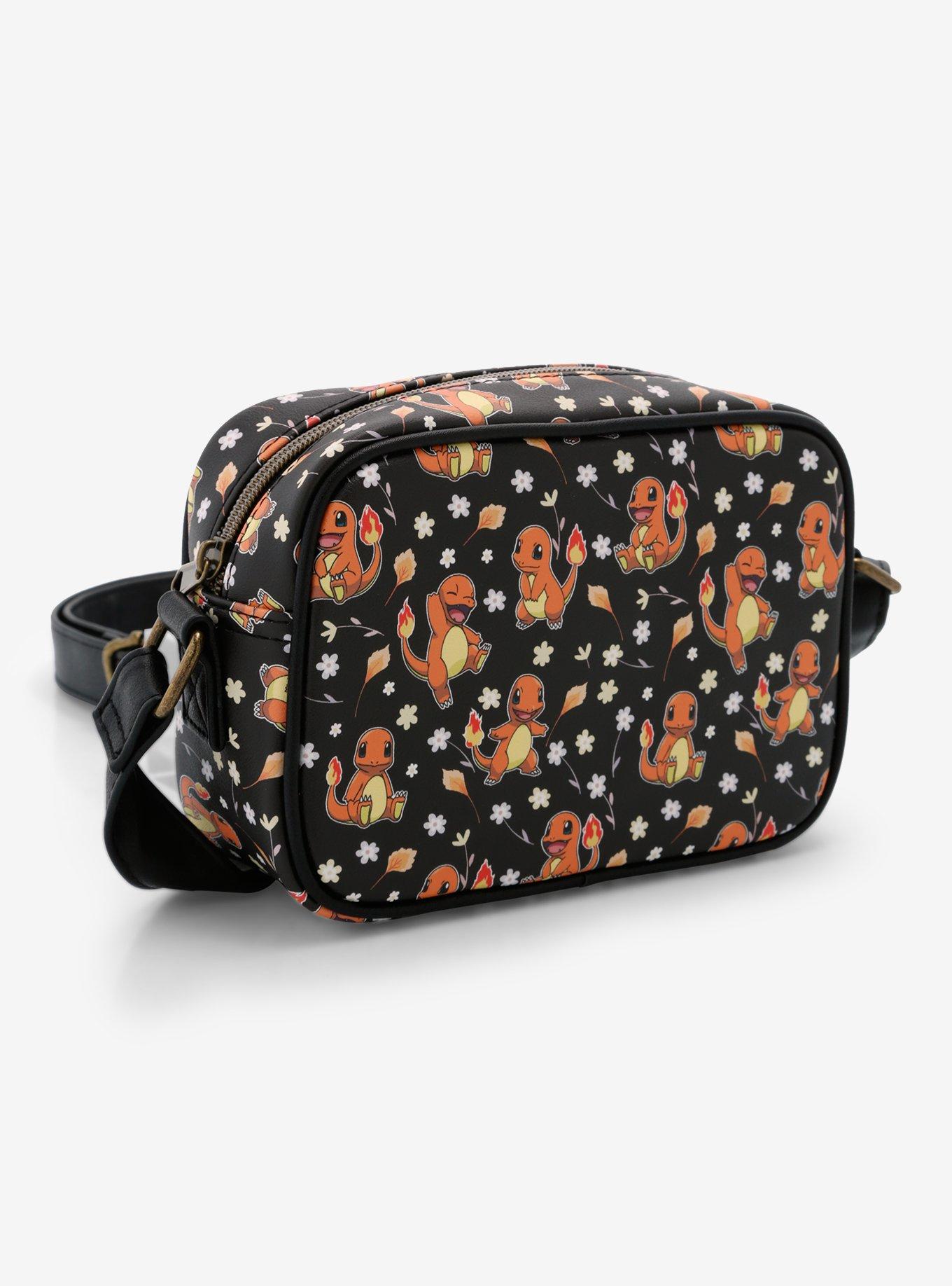 Loungefly Pokemon Charmander Flowers Camera Crossbody Bag, , alternate