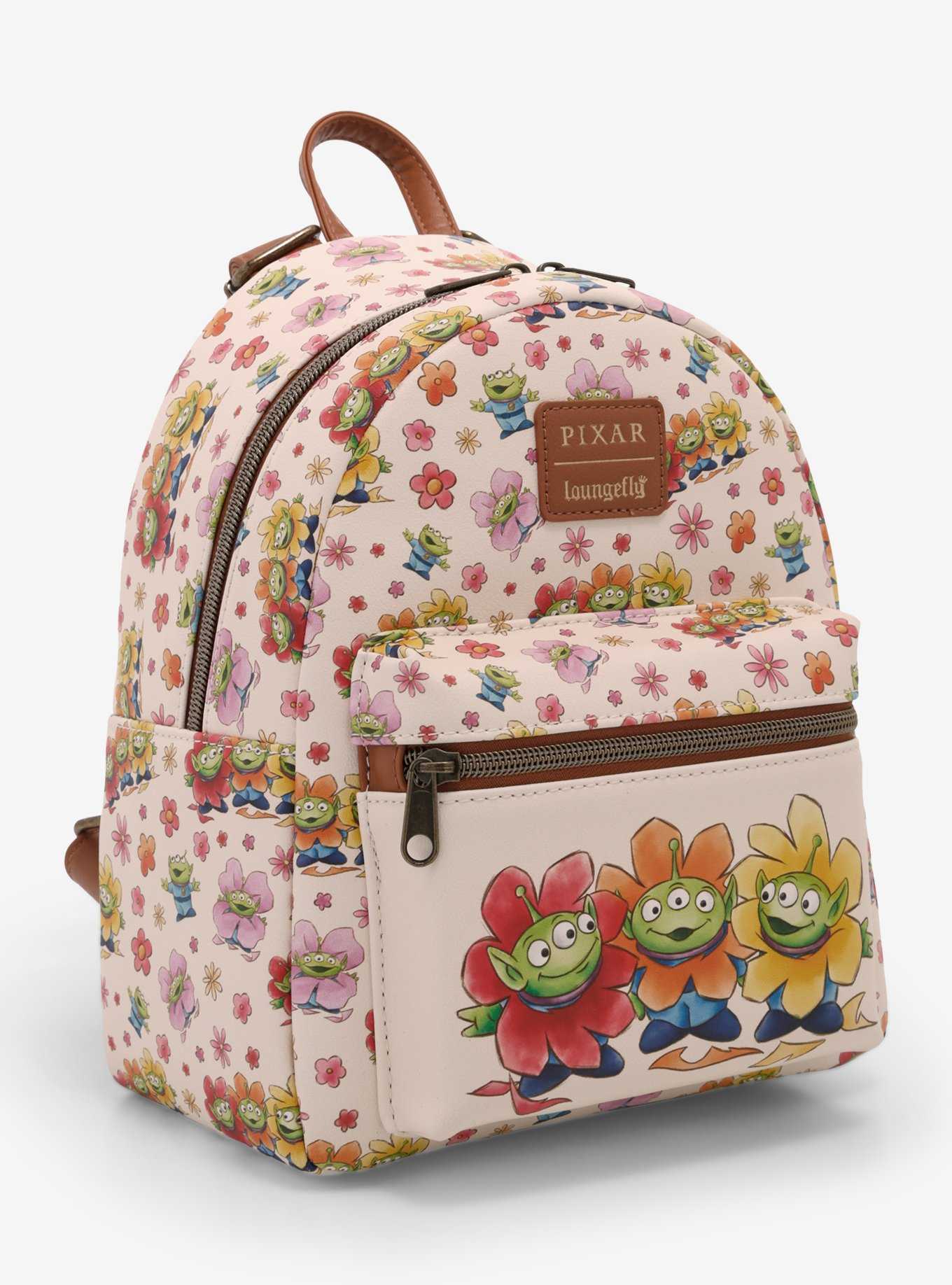 Loungefly Disney Pixar Toy Story Aliens Floral Mini Backpack, , hi-res