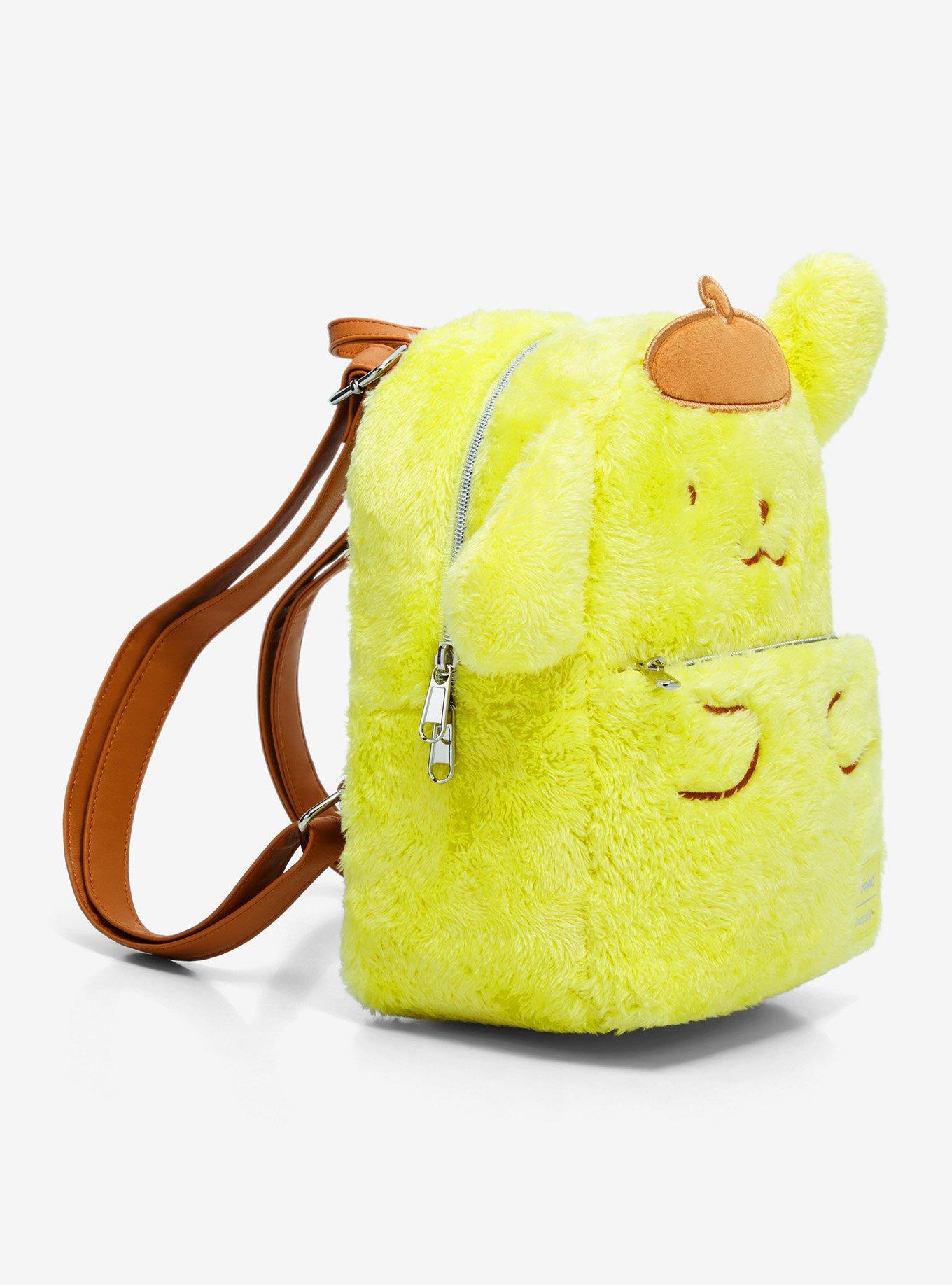 Loungefly Pompompurin Fuzzy Mini Backpack, , alternate