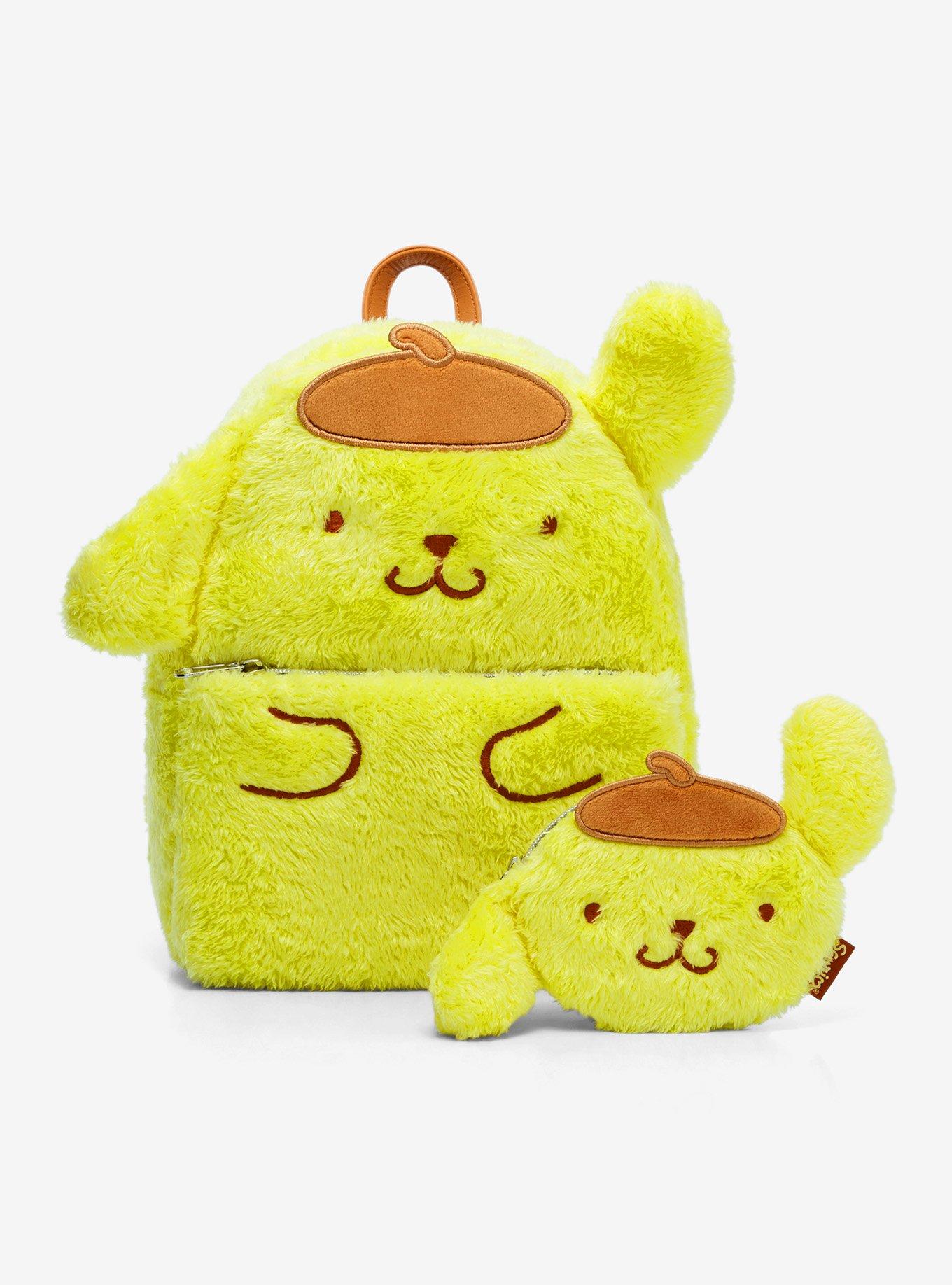 Loungefly Pompompurin Fuzzy Mini Backpack, , alternate