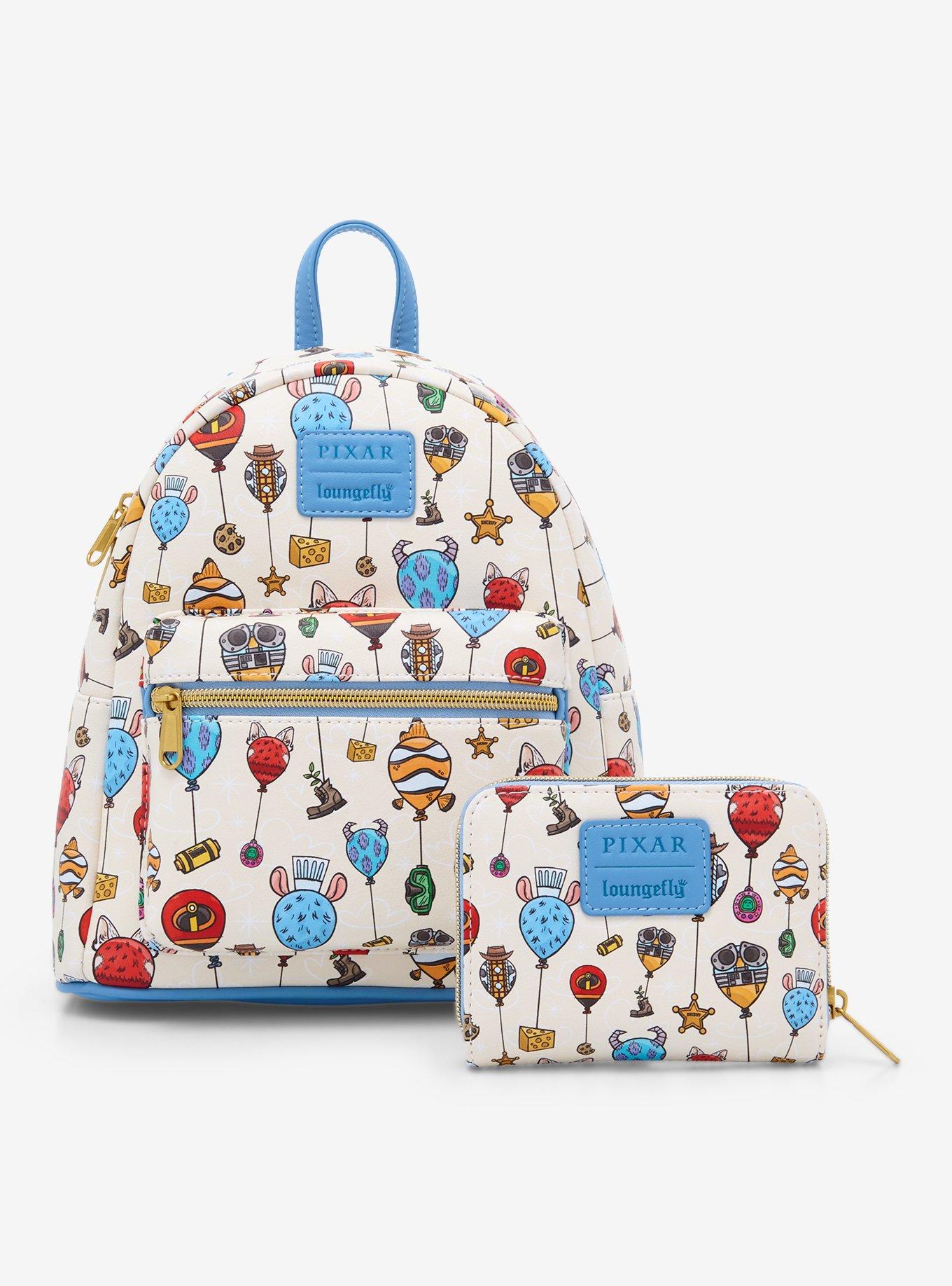 Loungefly Disney Pixar Character Balloons Mini Backpack