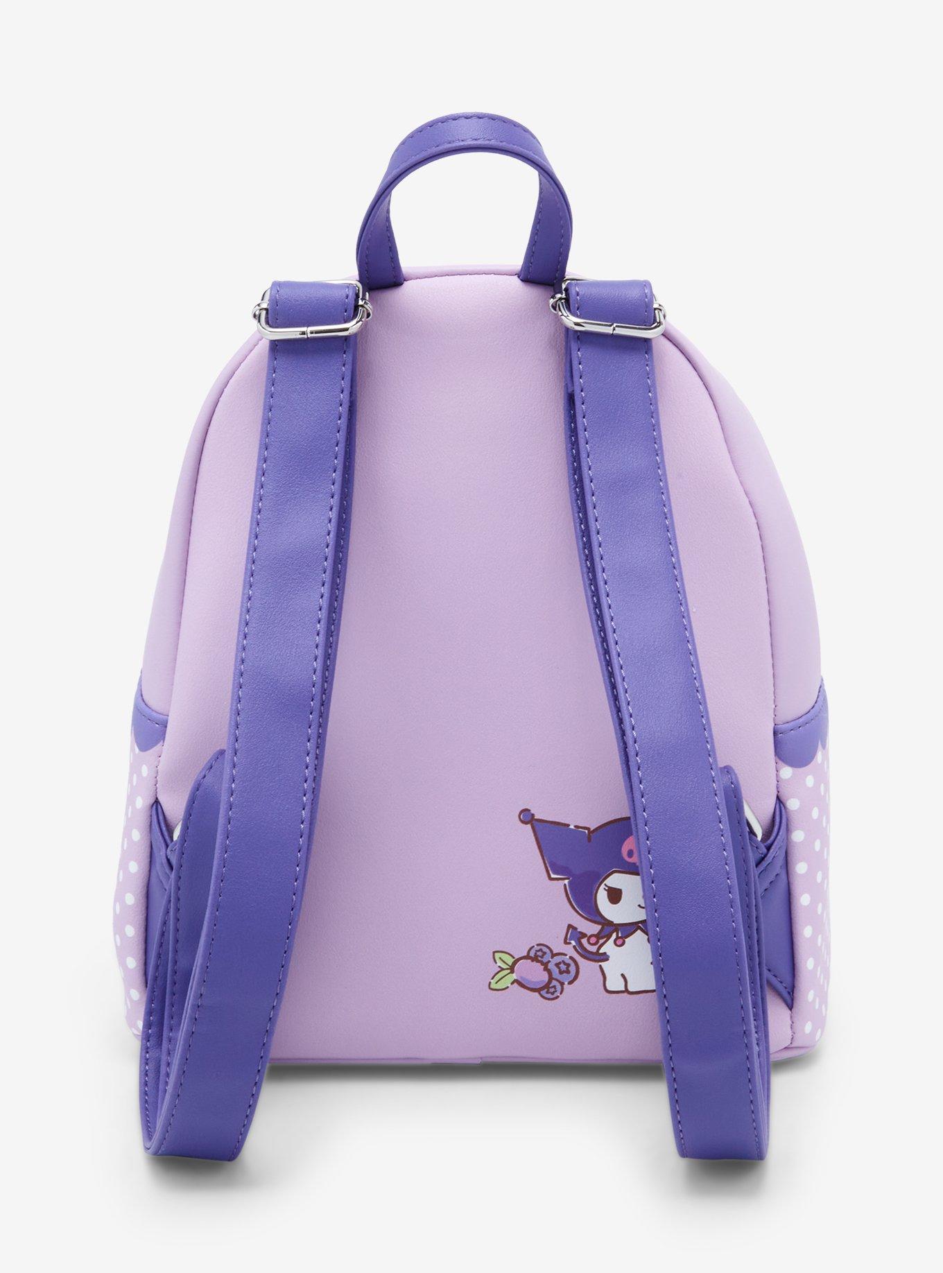 Loungefly Kuromi Blueberries Mini Backpack, , alternate