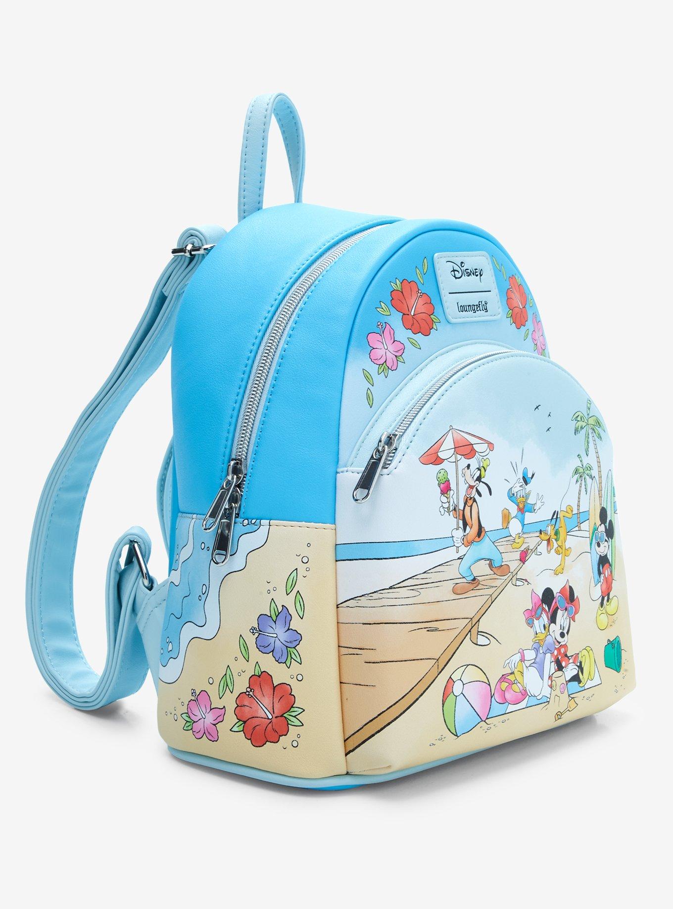 Loungefly Disney Mickey Mouse And Friends Beach Day Mini Backpack